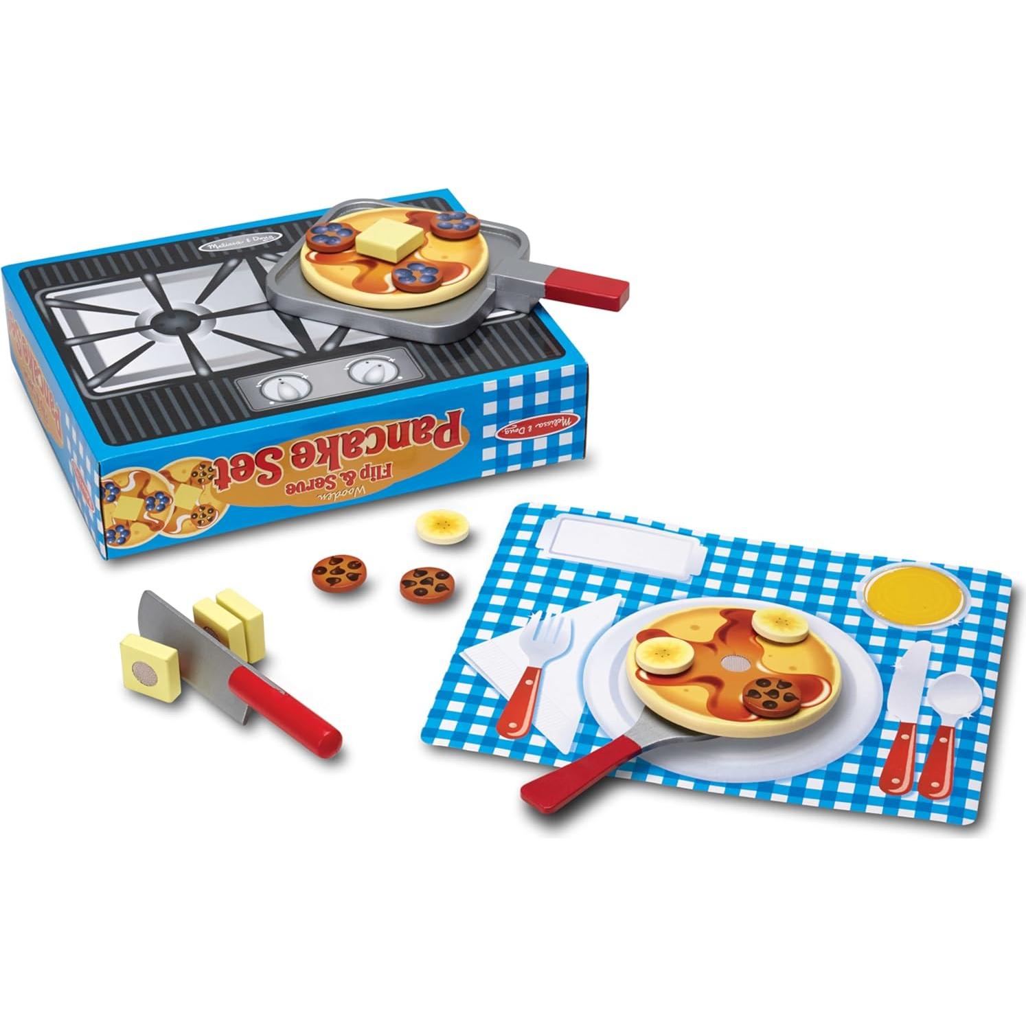 Juego de Pancakes de Madera Melissa & Doug - 19 Piezas