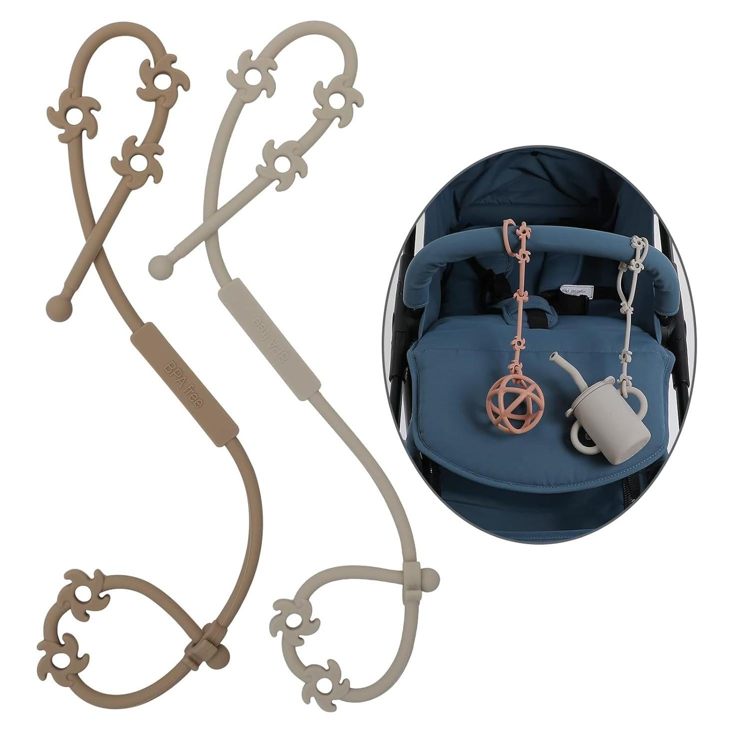 Correas de Seguridad para Juguetes Silicona Grado Alimenticio 52cm