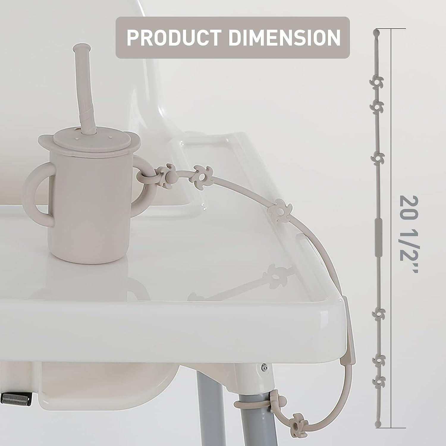 Correas de Seguridad para Juguetes Silicona Grado Alimenticio 52cm