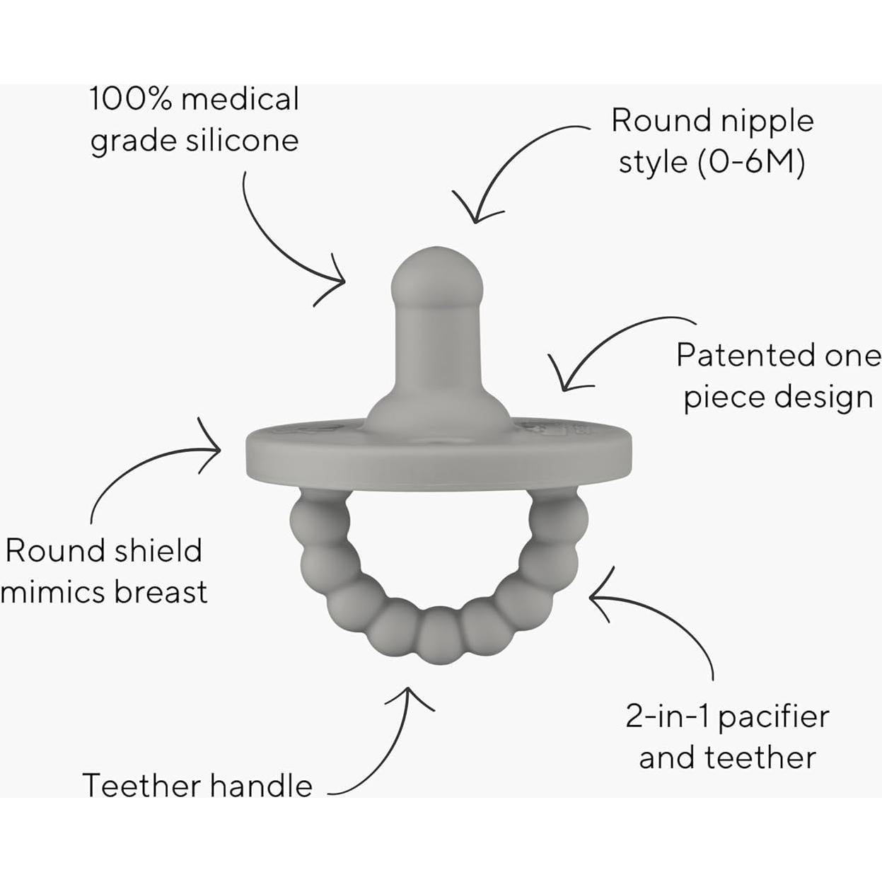 Chupete Mordedor Cutie PAT Ryan & Rose Paquete 10 Unidades