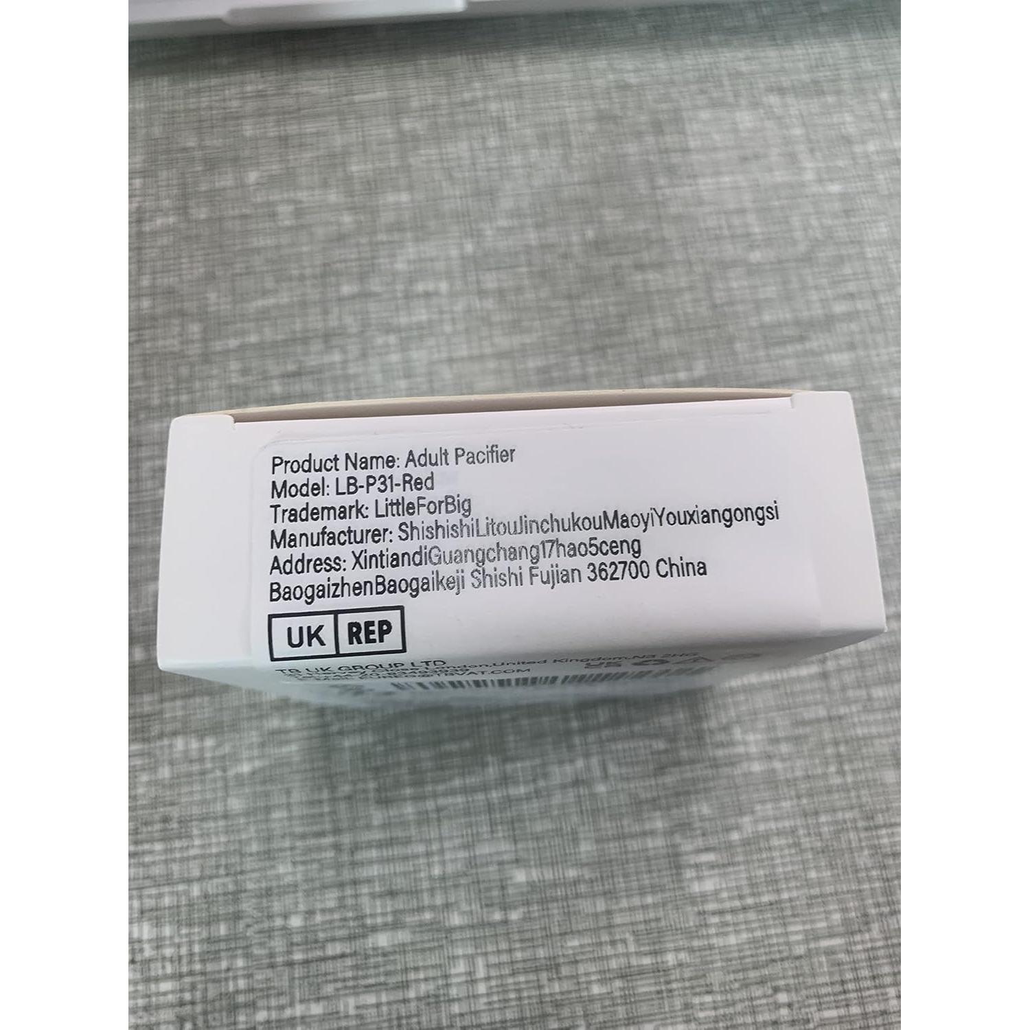 Chupete LittleForBig BigShield Gen-1 Rojo 6.6x4.8cm