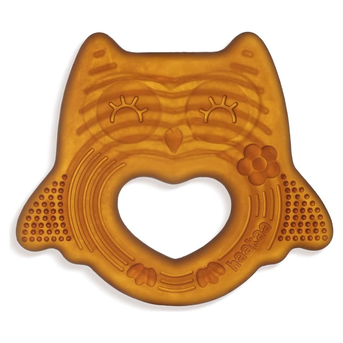 Mordedor de Silicona Haakaa Búho Sonriente 9.5x8.5cm