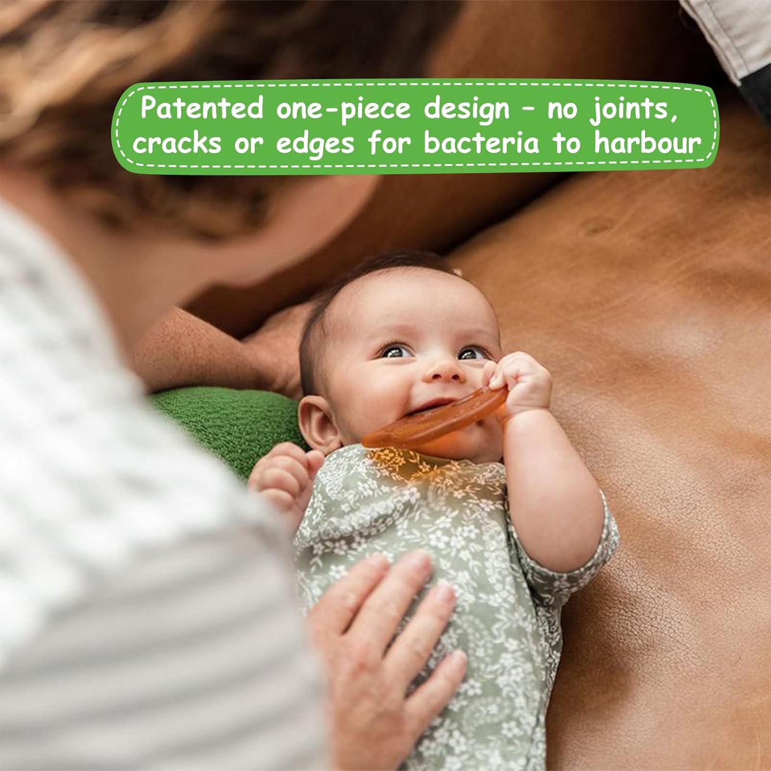 Mordedor de Silicona Haakaa Búho Sonriente 9.5x8.5cm