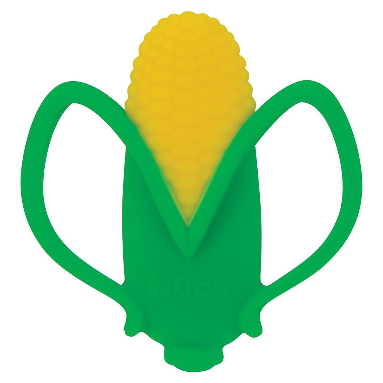 Mordedor Veggie Nuby Maíz para Bebés 3+ Meses - Silicona Suave