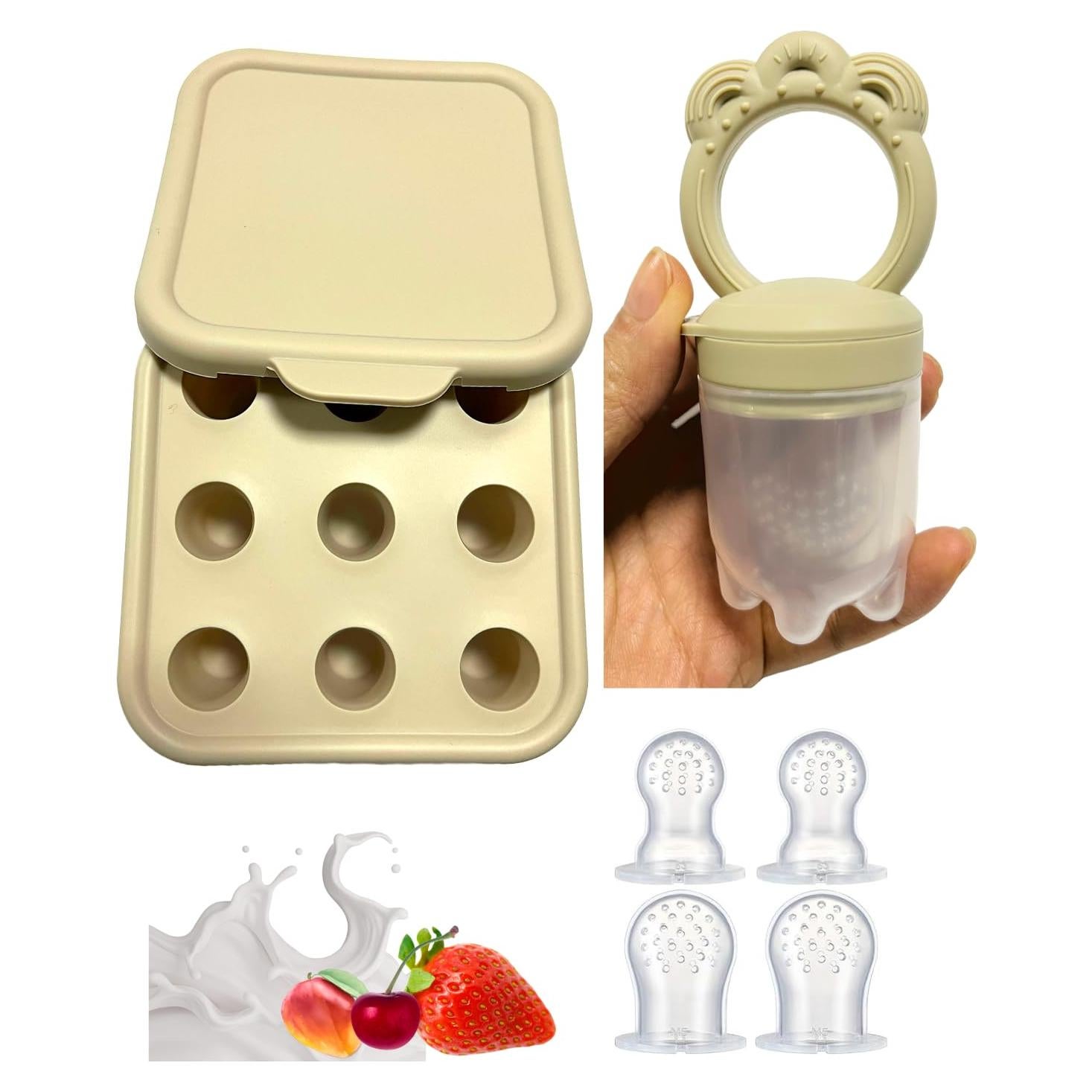 Kit de Popsicles y Chupete de Frutas Northway - Silicona BPA Free
