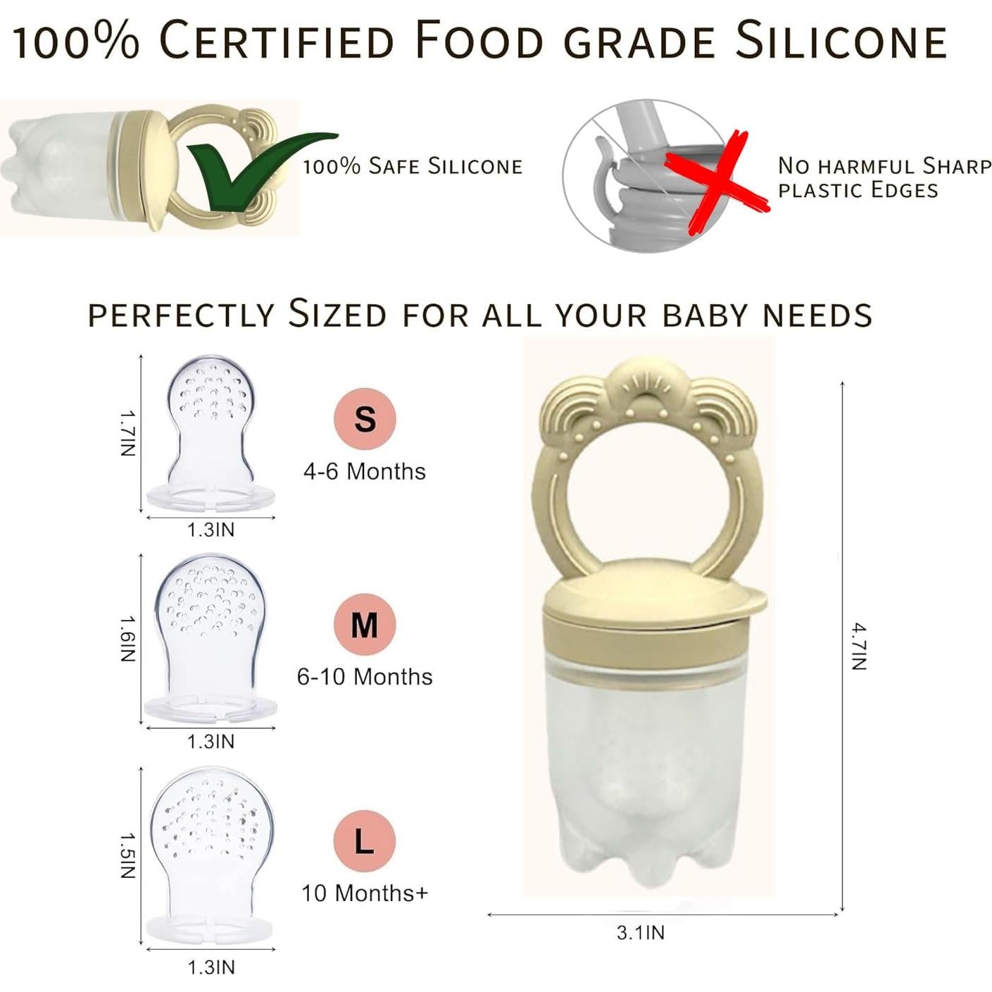 Kit de Popsicles y Chupete de Frutas Northway - Silicona BPA Free