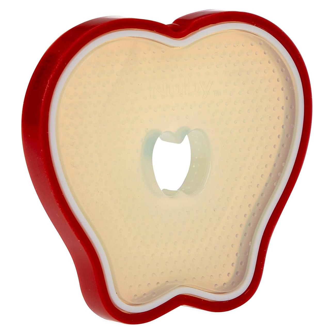 Mordedor de Fruta Nuby 100% Silicona Manzana 3M+