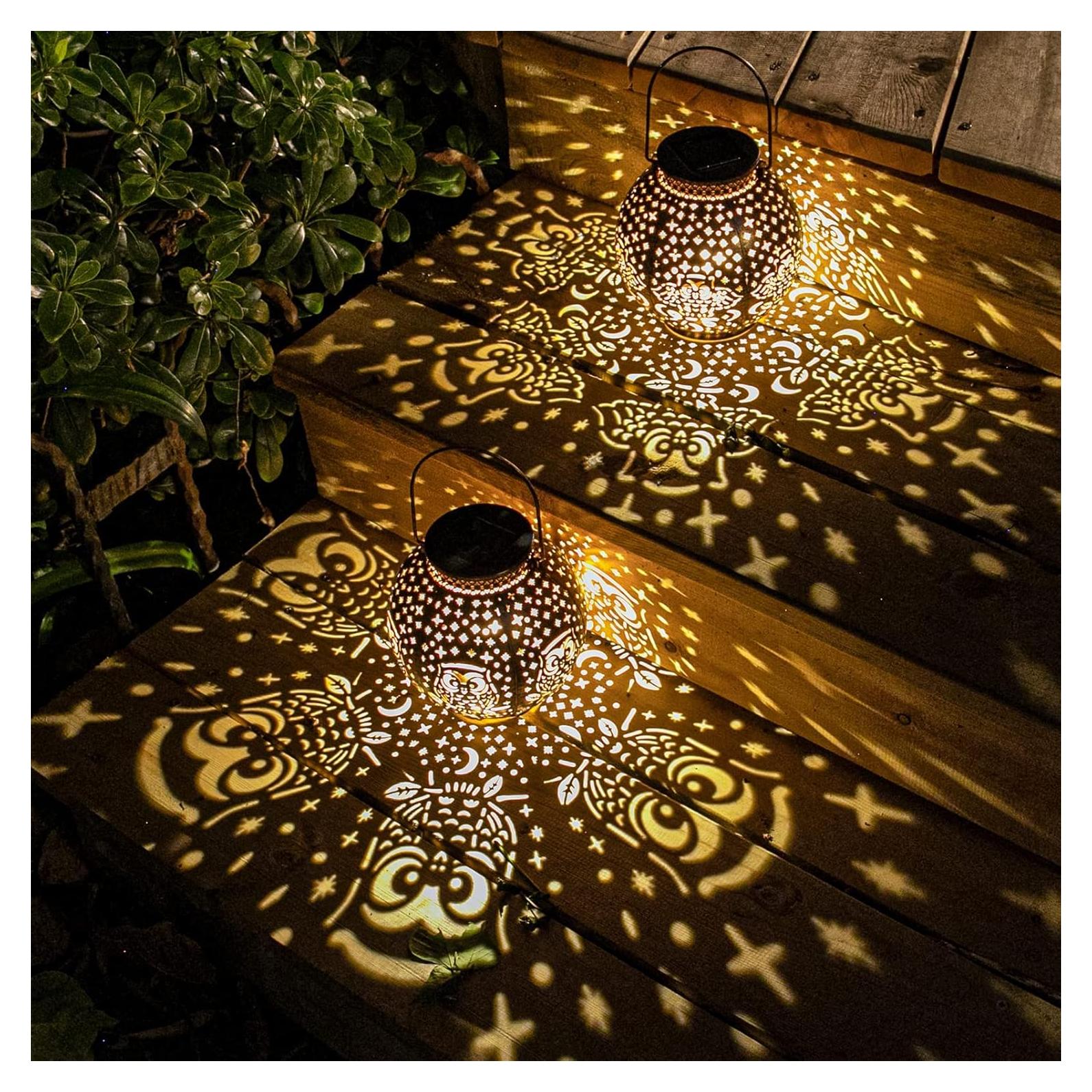 Linternas Solares Decorativas Singingarden 2 Piezas Jardín