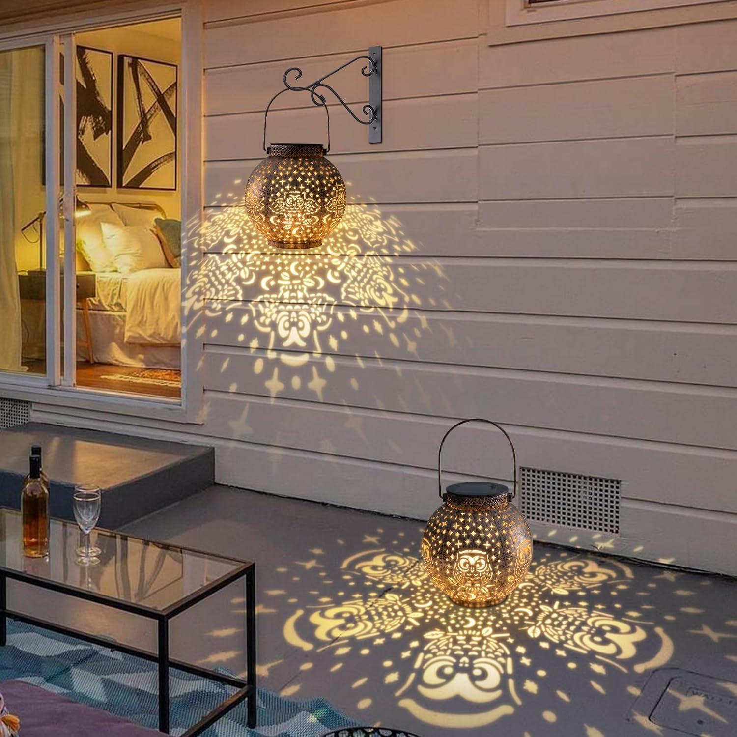 Linternas Solares Decorativas Singingarden 2 Piezas Jardín