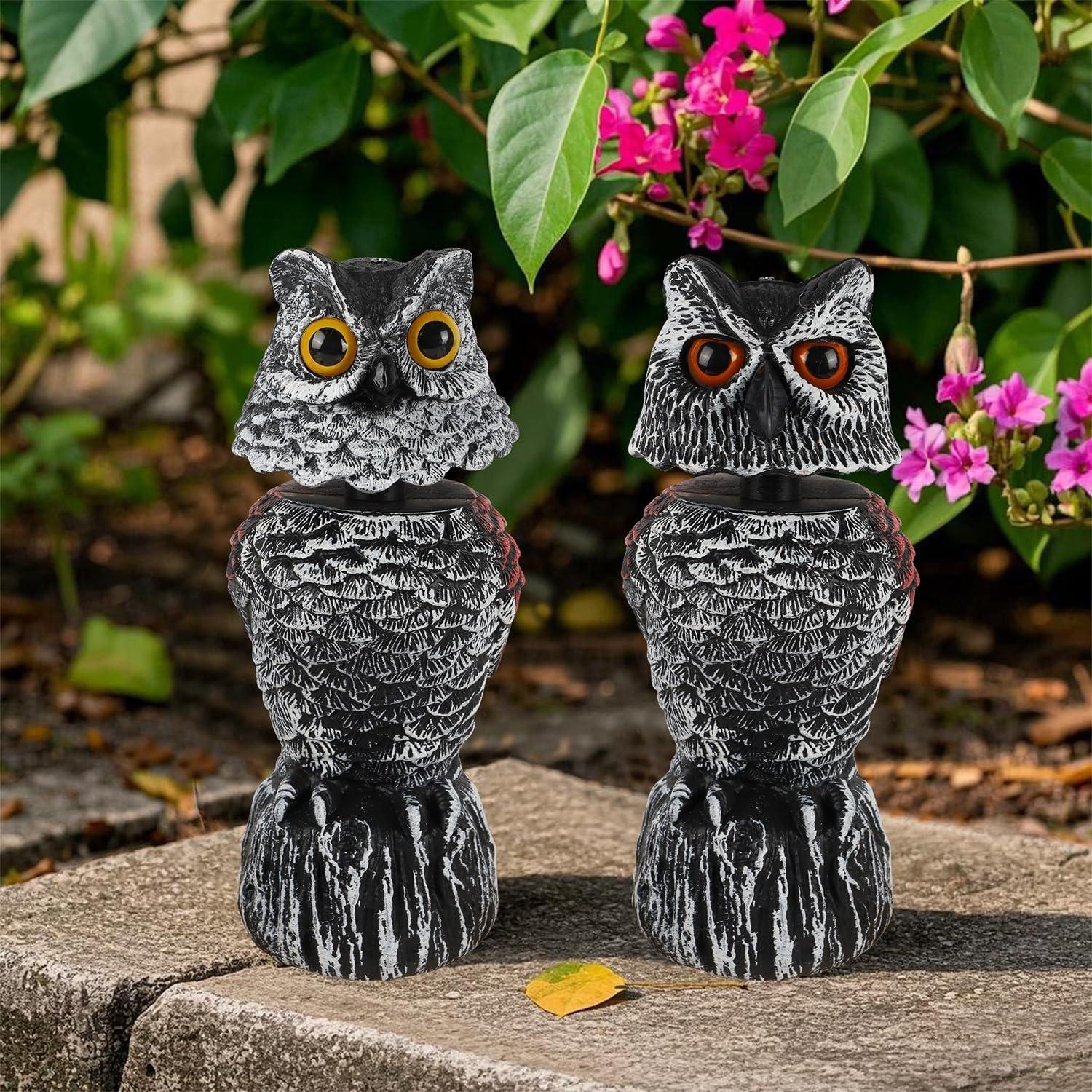 Hausse 2 Búhos Ahuyentadores de Aves 28.4 cm Plástico