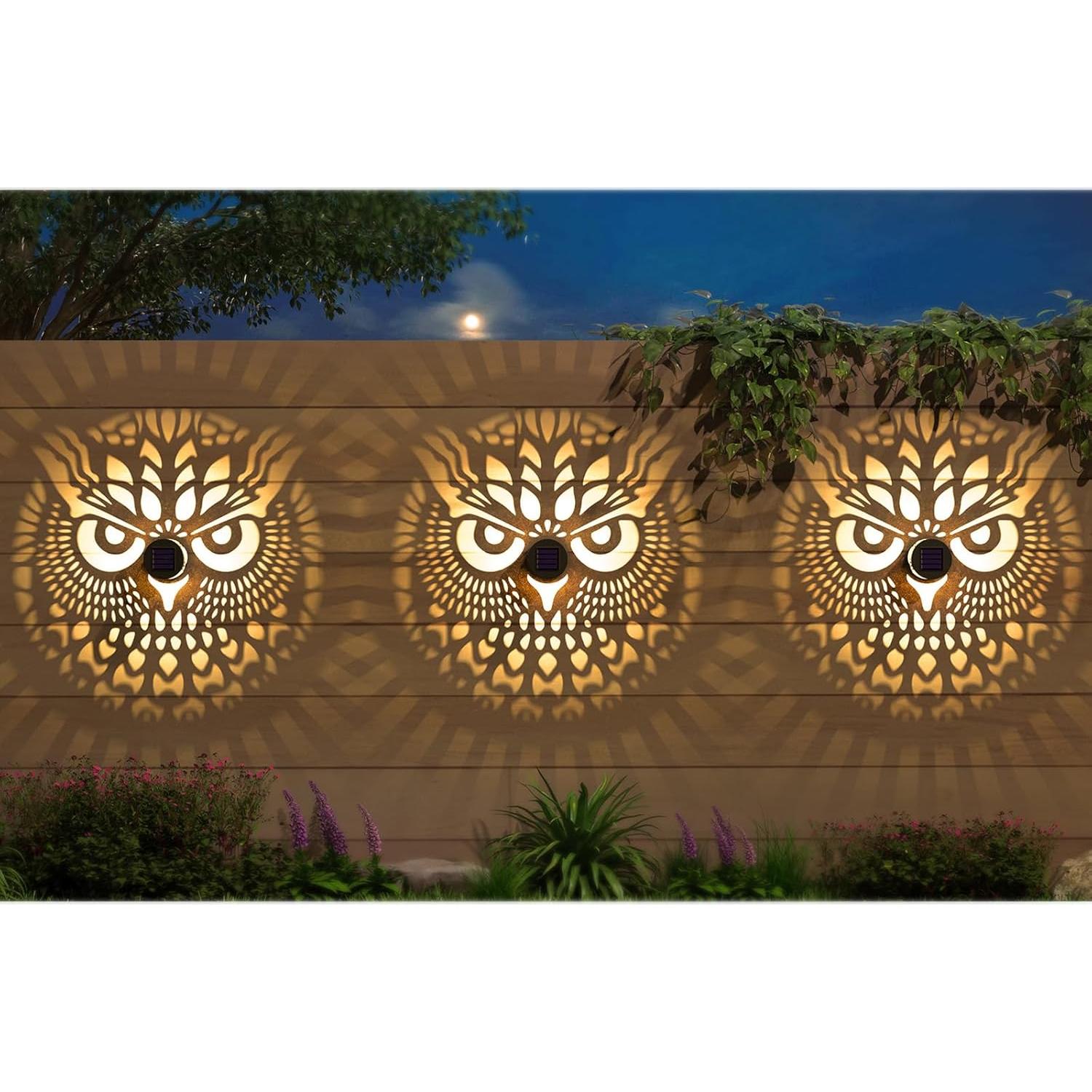 Luces Solares para Cercas Gardencave - Paquete de 4, IP55