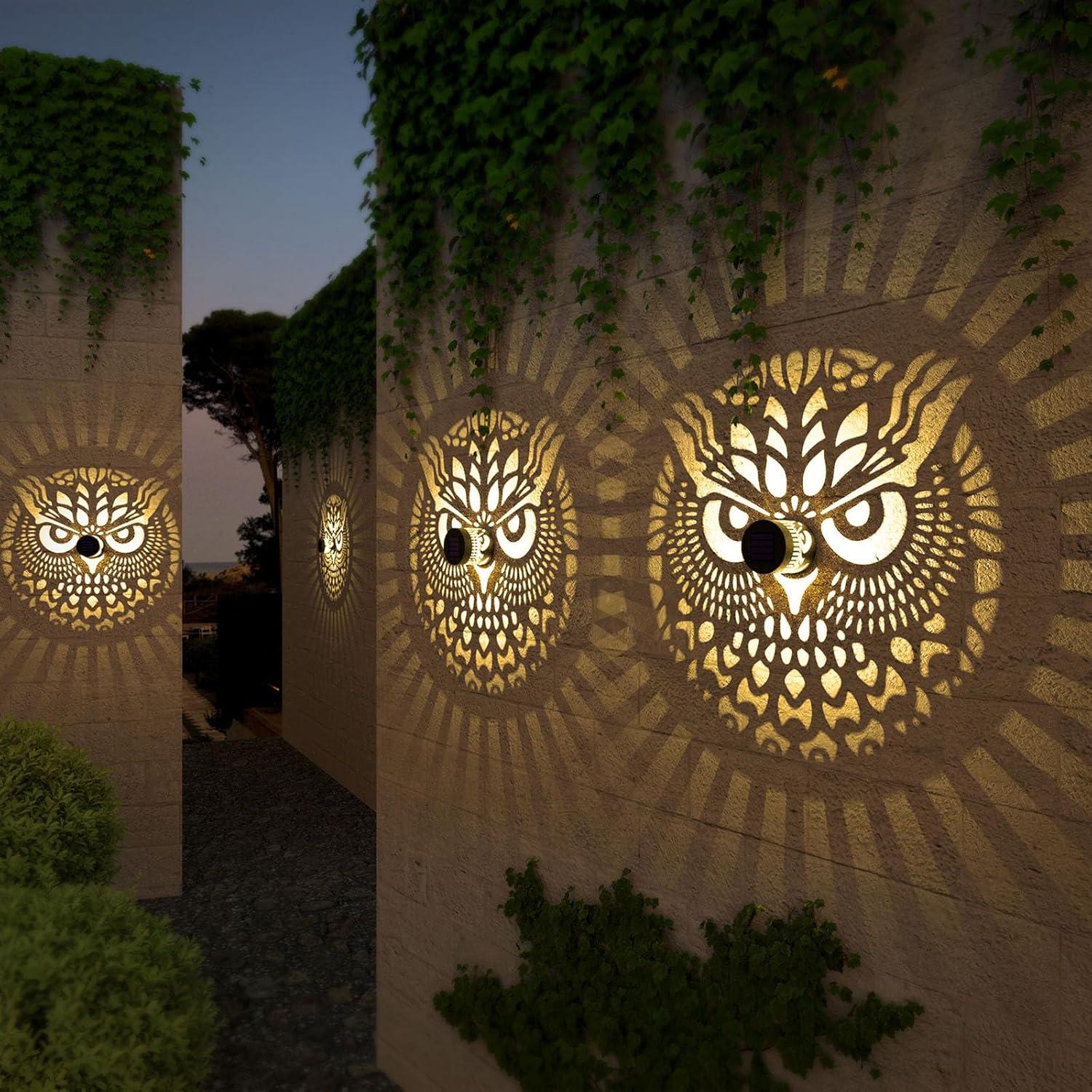 Luces Solares para Cercas Gardencave - Paquete de 4, IP55