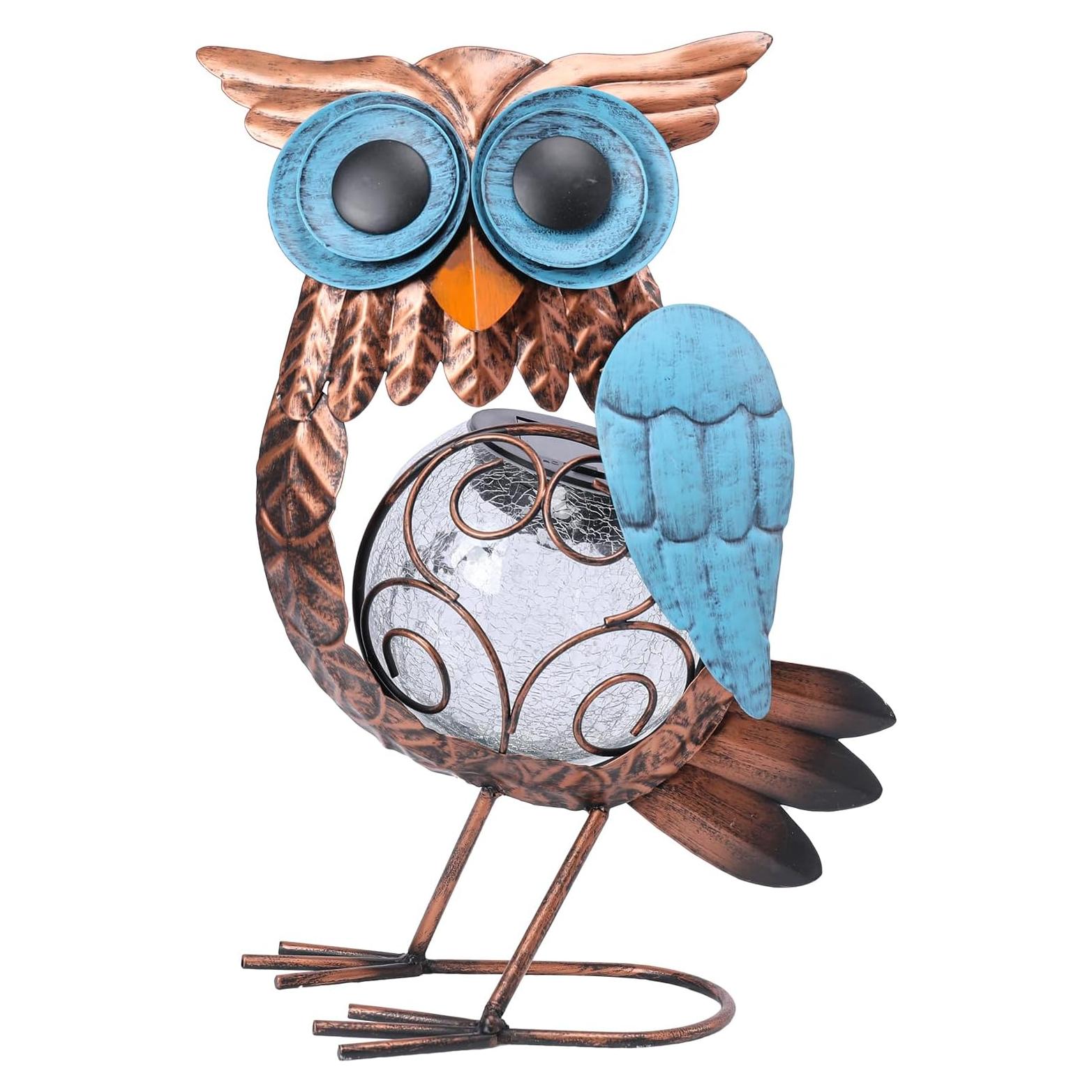 Luces Solares de Jardín MUMTOP Búho Decorativas IP44