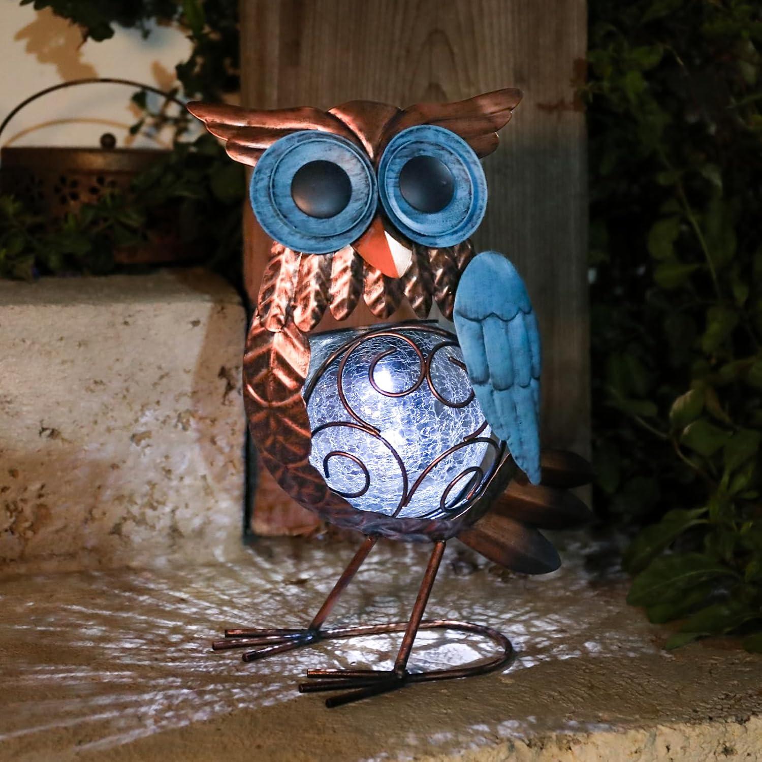 Luces Solares de Jardín MUMTOP Búho Decorativas IP44