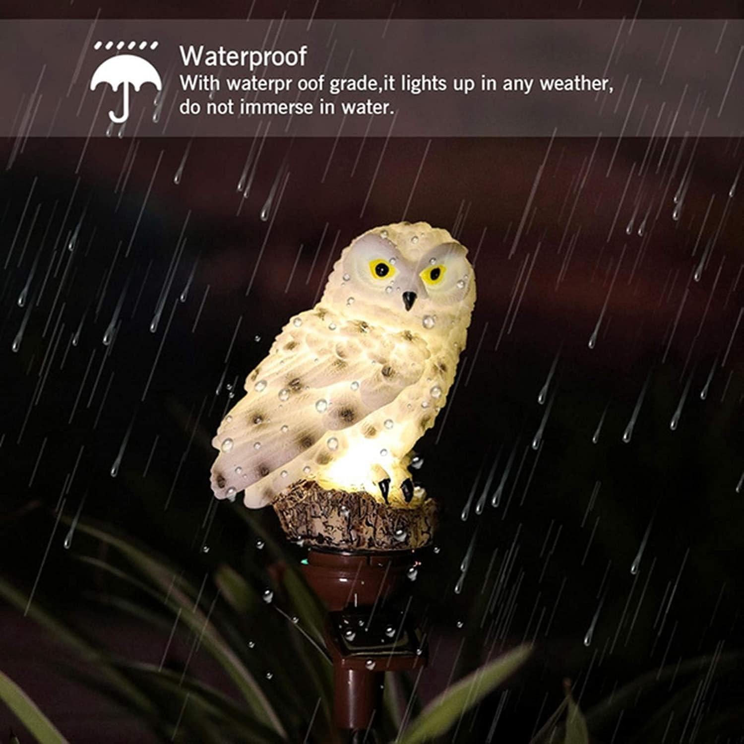 Luz Solar de Búho GONIMY para Jardín - 2 Piezas 44.96 cm
