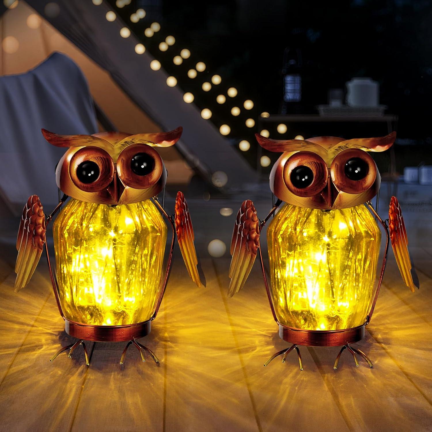 Paquete de 2 Linternas Solares Colgantes STANKGARDEN 23cm