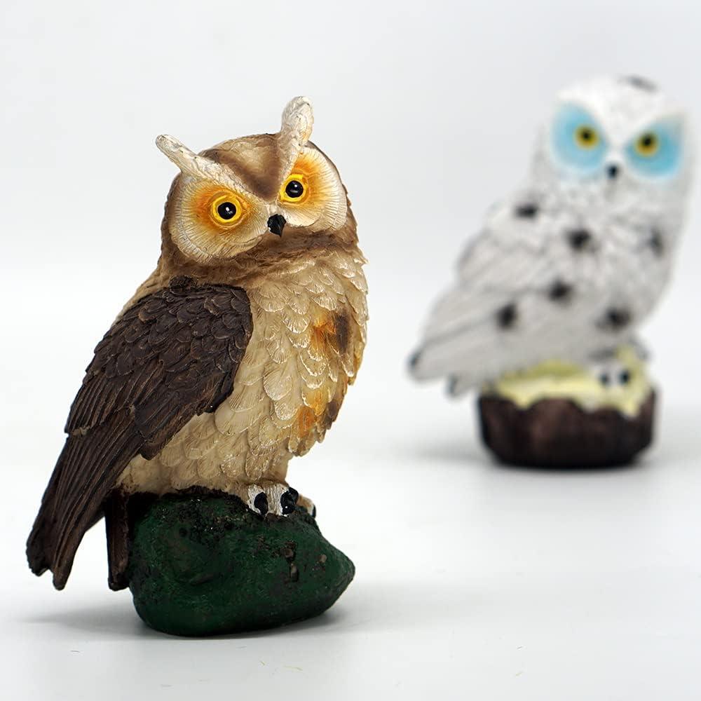 Luces Solares de Búho GONIMY - Paquete de 2 para Jardín