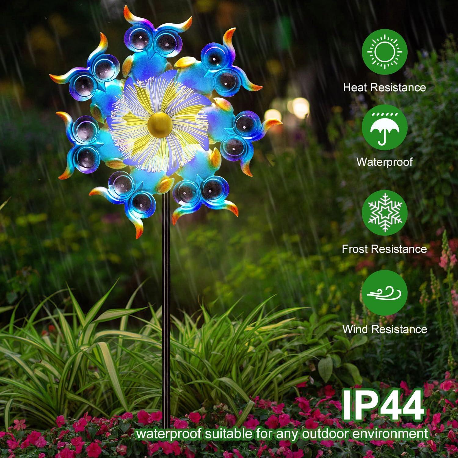 Girasoles Solares de Búho BUARO8AGA para Jardín 129.5 cm