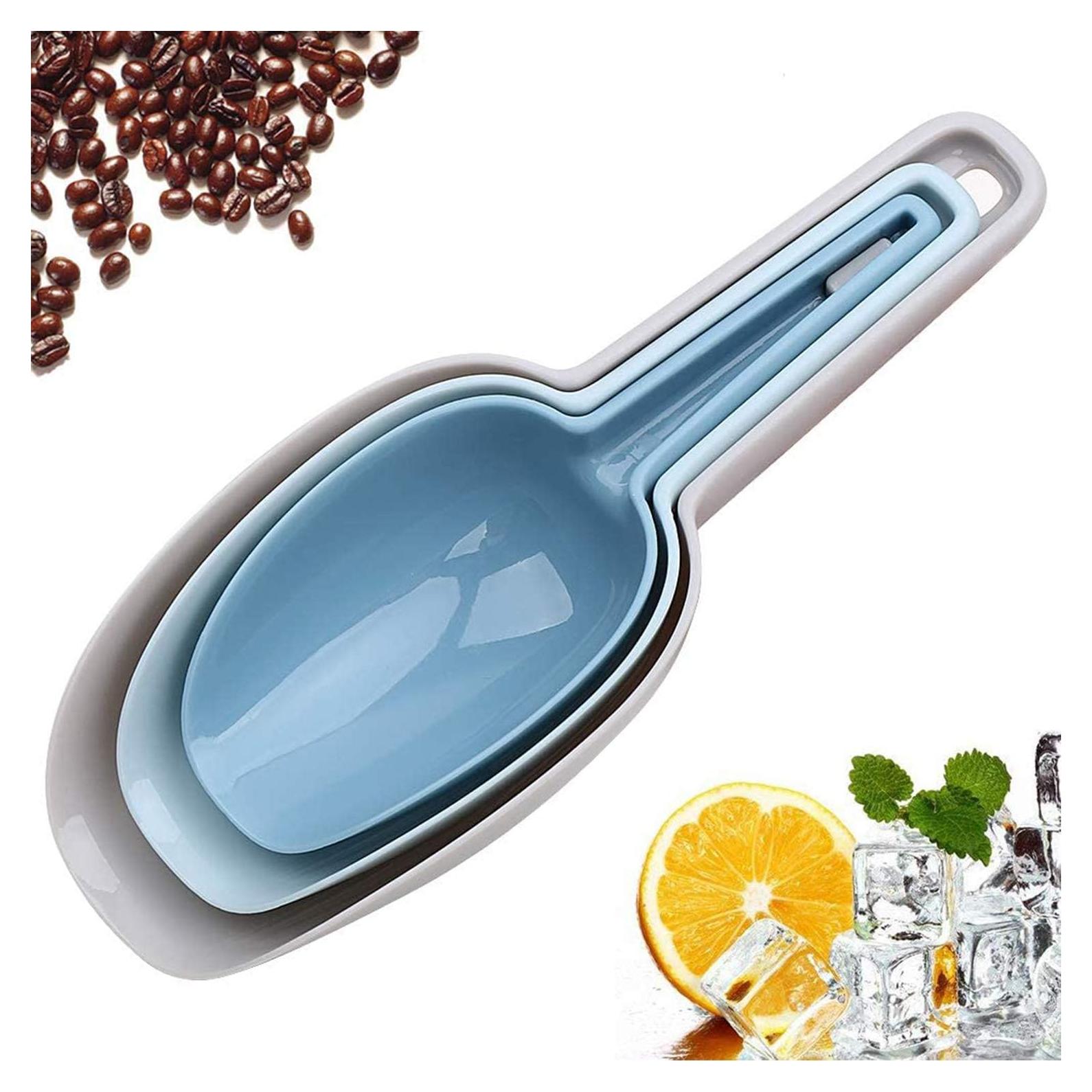 Juego de cucharas de plástico Baker Boutique - 3 piezas 50ml 100ml 150ml