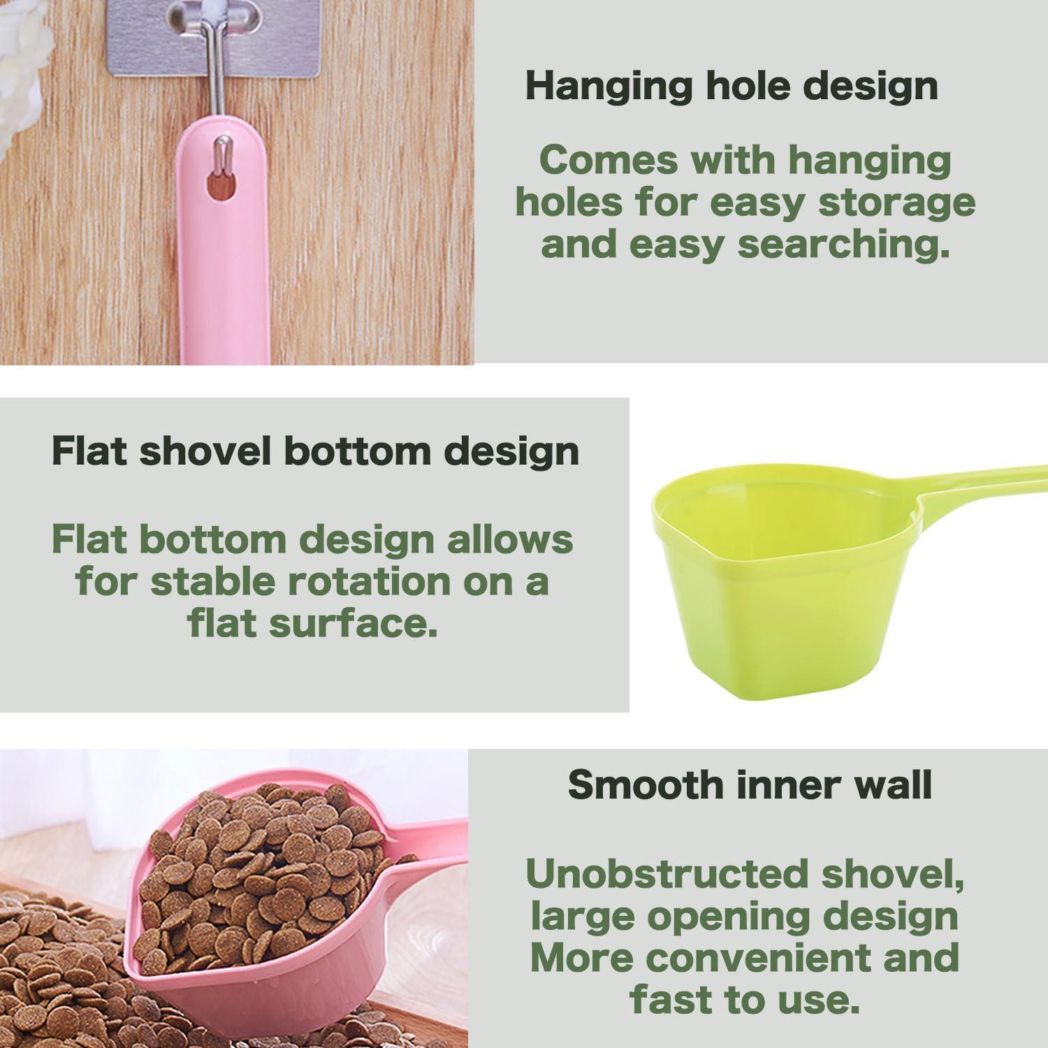 Cucharón de Comida para Mascotas BueRallan 3PCS 1 Taza