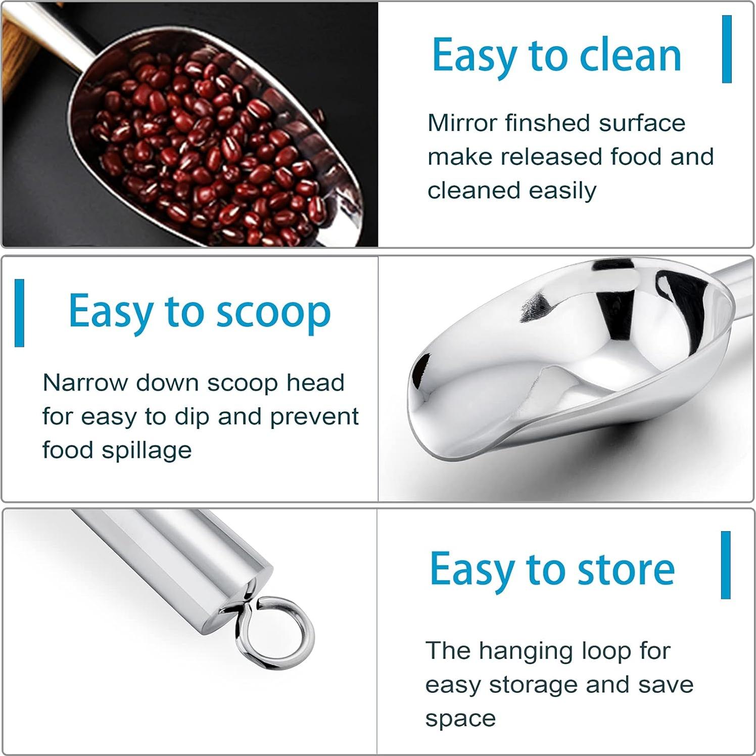 Cucharón Pequeño Acero Inoxidable P&P Chef 6oz - 2 Piezas