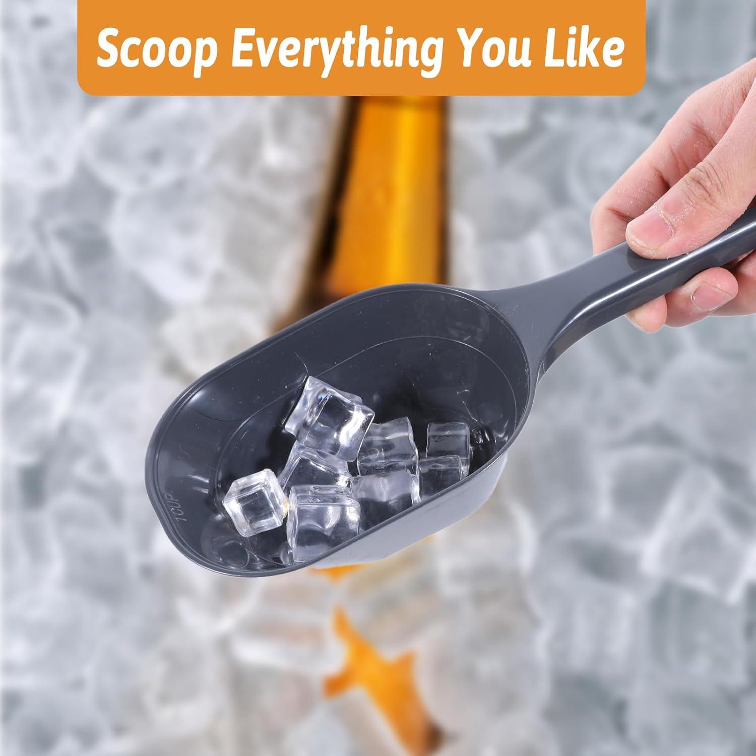 Juego de 2 cucharas medidoras para comida de mascotas Ptwola