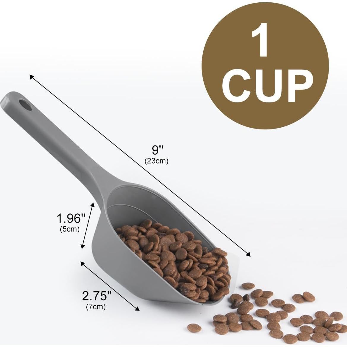 Conjunto de cucharas para comida de perro ANVS 3 Pack 1 taza