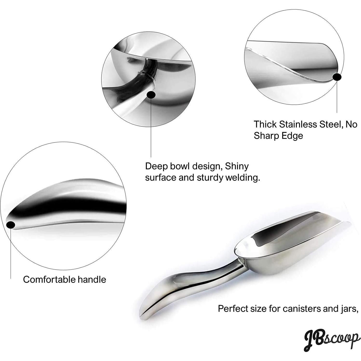 Cuchara de Hielo JBinox Acero Inoxidable 23.9 cm Resistente