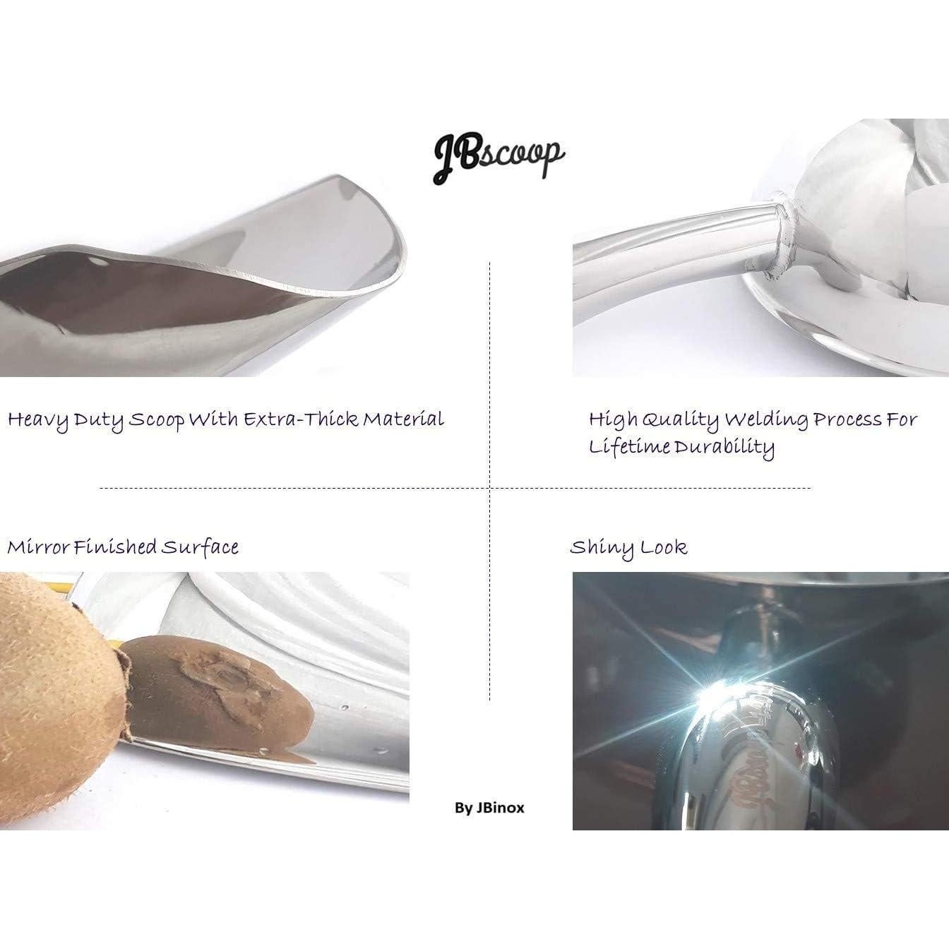 Cuchara de Hielo JBinox Acero Inoxidable 23.9 cm Resistente