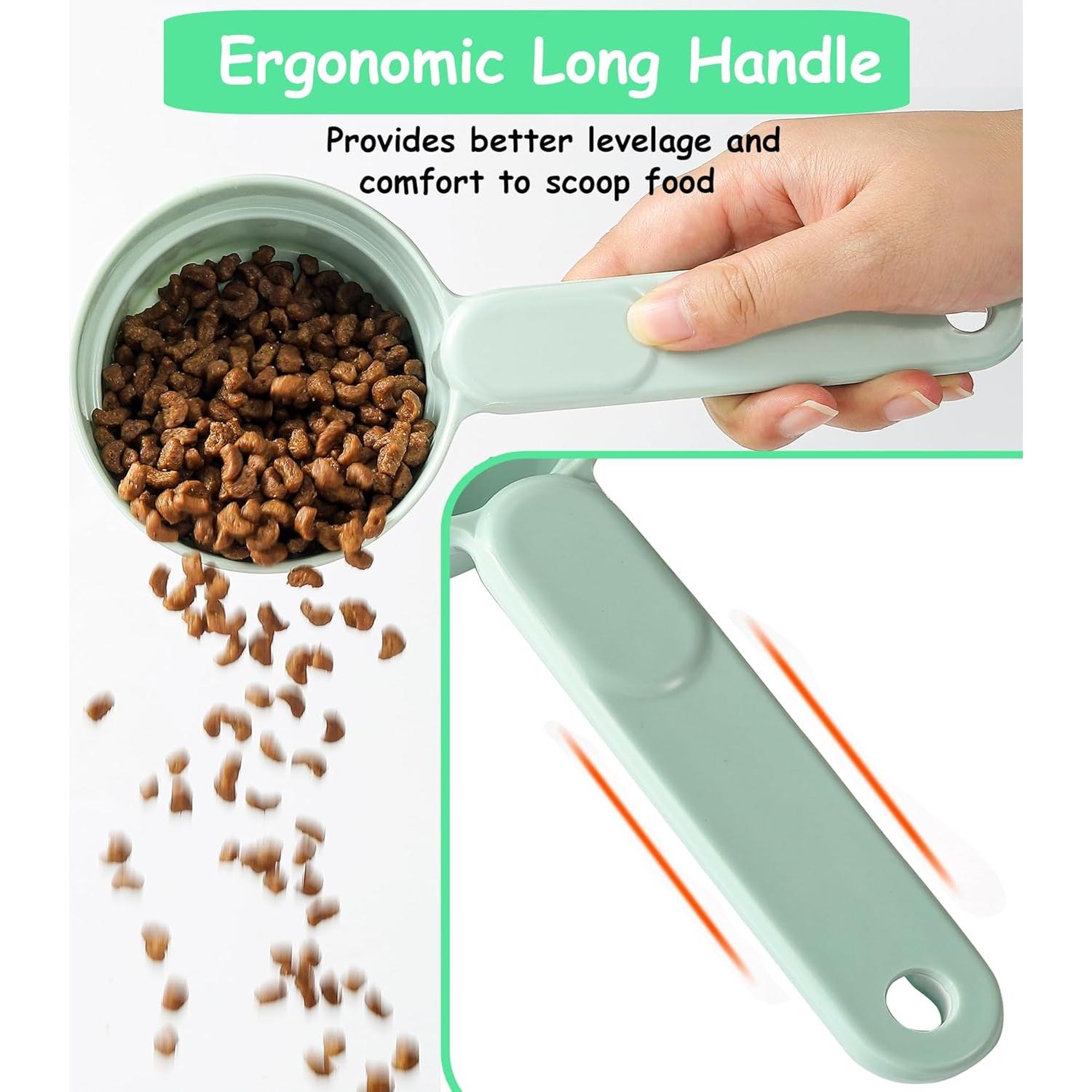 Cucharón Medidor de Comida para Perros Joyinjojo 1 Taza Verde Menta