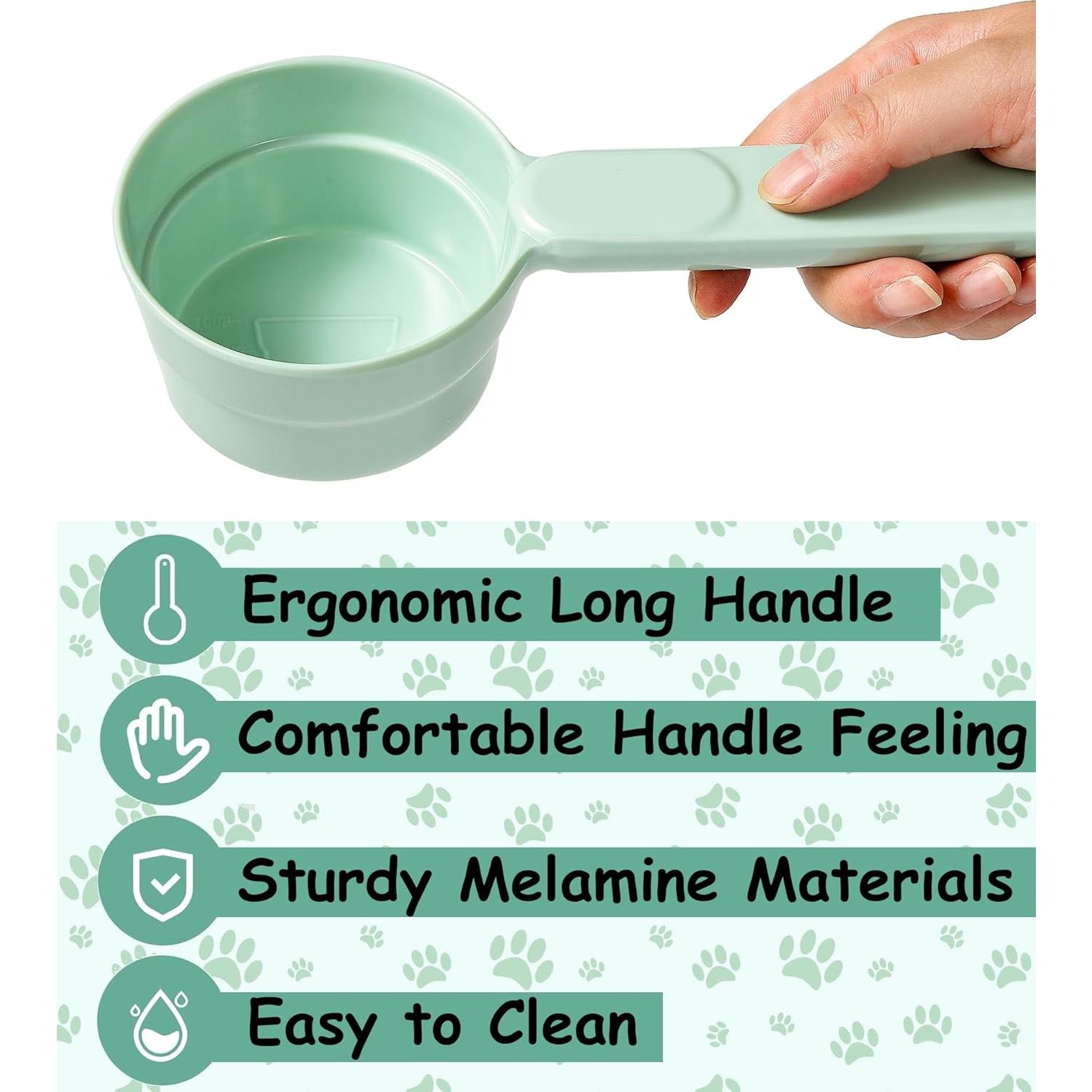 Cucharón Medidor de Comida para Perros Joyinjojo 1 Taza Verde Menta