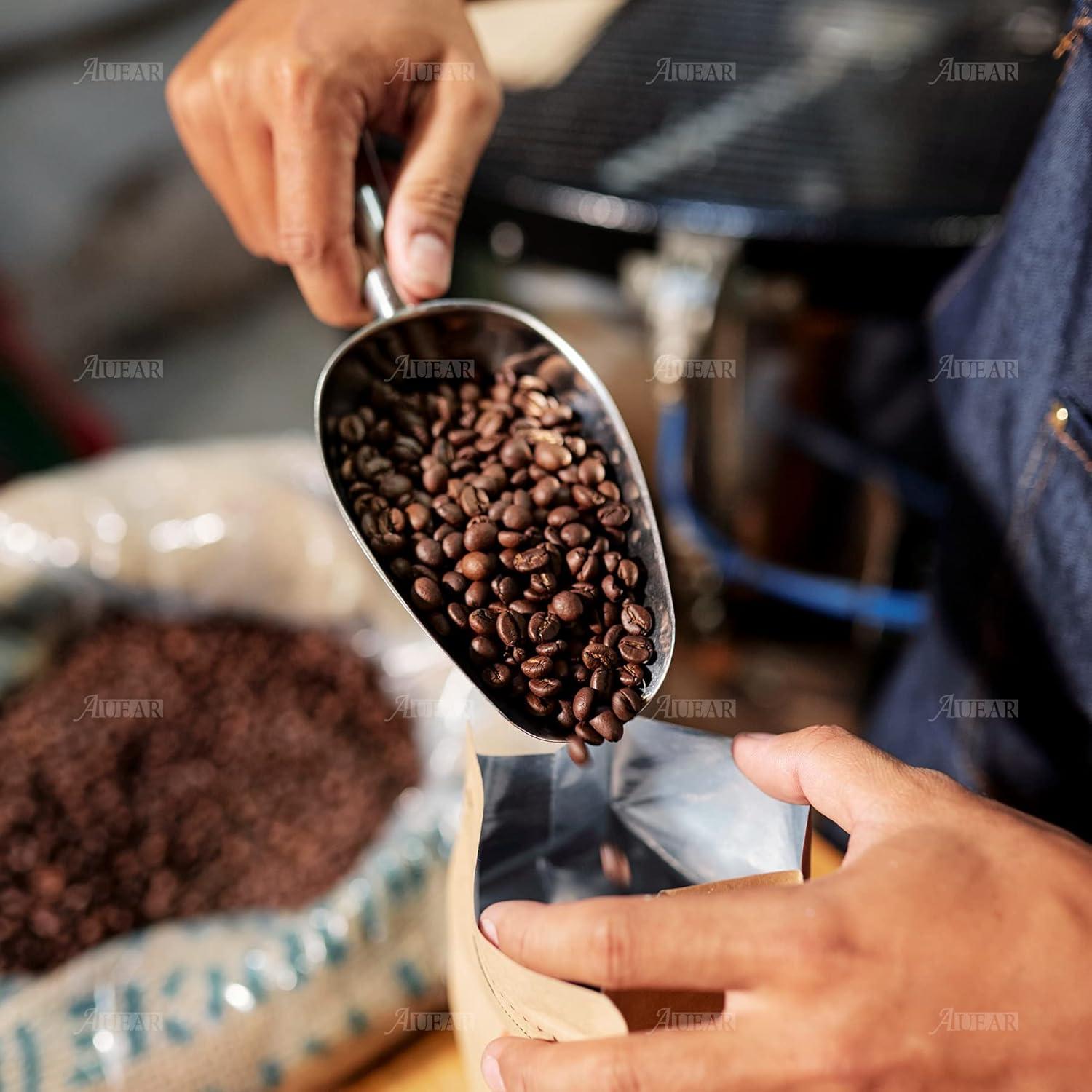 Cucharón de Metal AUEAR 6 Oz Acero Inoxidable para Hielo