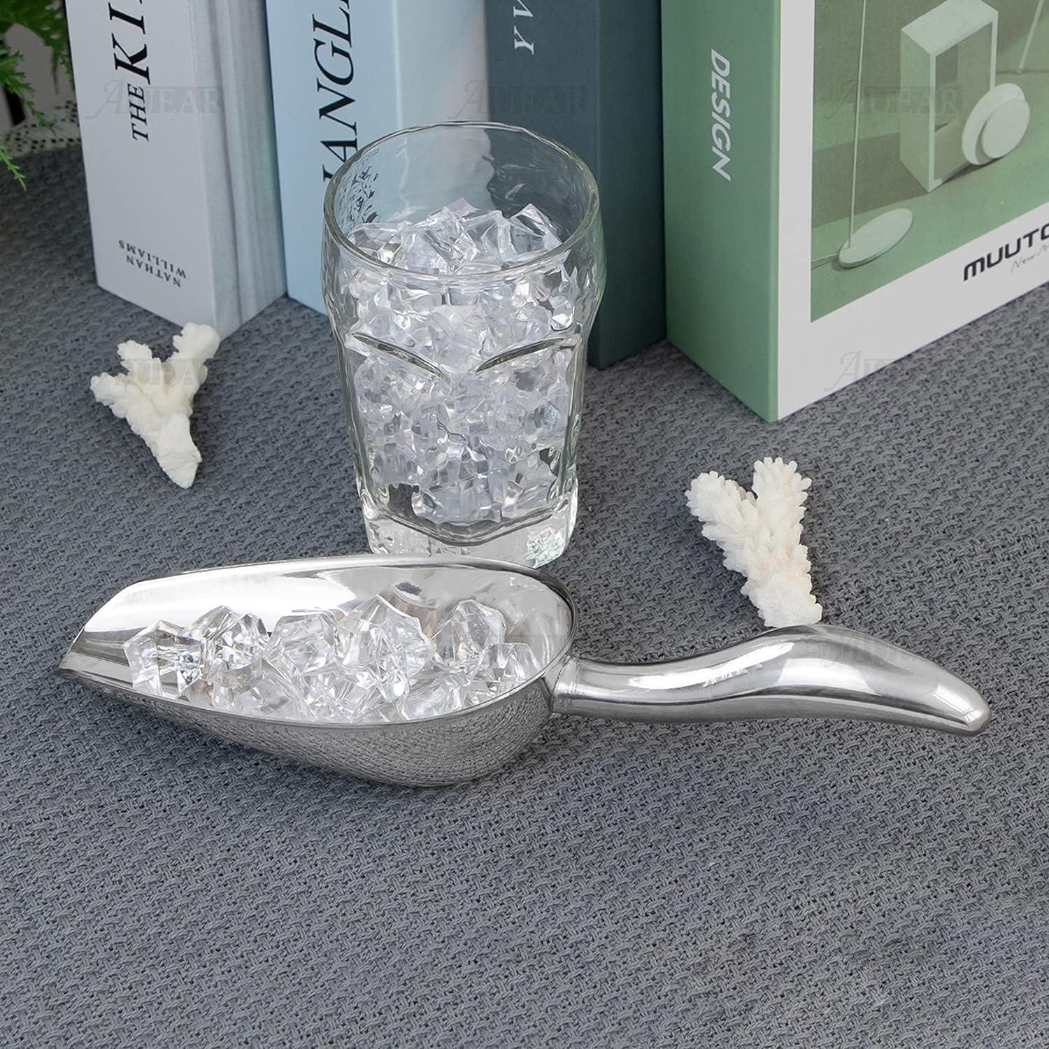 Cucharón de Metal AUEAR 6 Oz Acero Inoxidable para Hielo