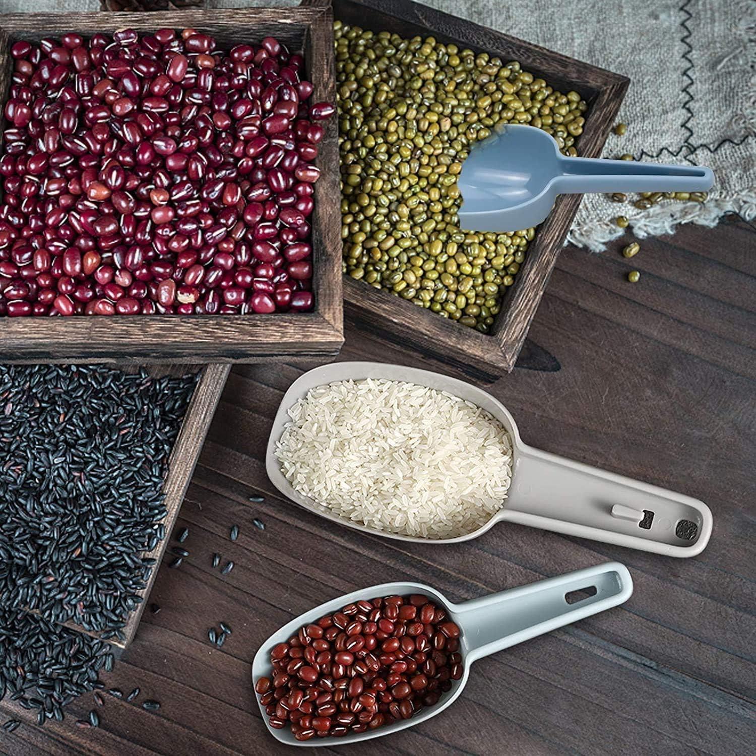 Conjunto de 3 cucharas de plástico Dokpav para cocina 50ml-150ml