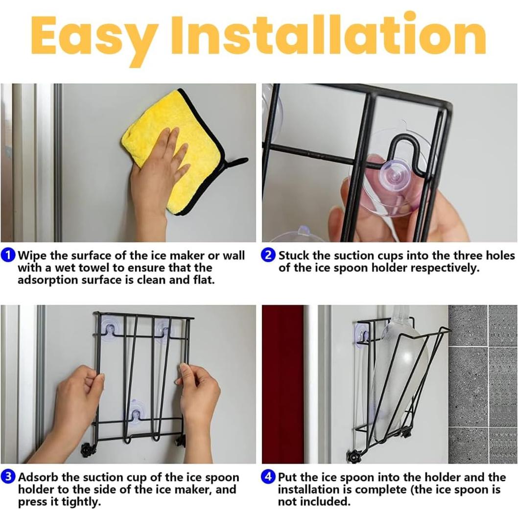 Soporte Plegable para Cucharón de Hielo NAHMY con Cucharón 5oz