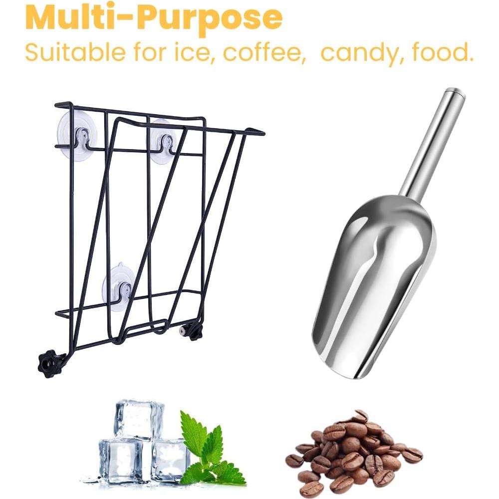 Soporte Plegable para Cucharón de Hielo NAHMY con Cucharón 5oz