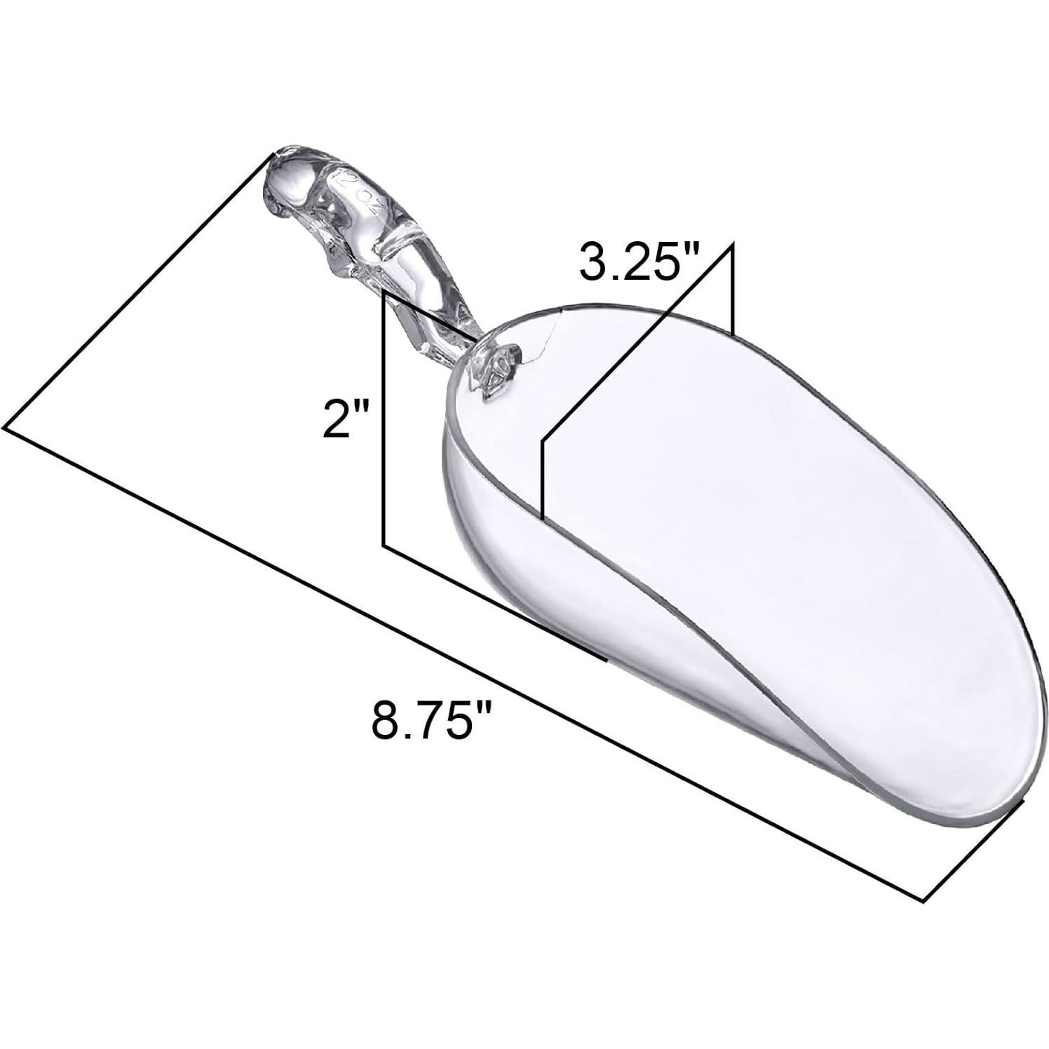 Cucharas de Hielo de Plástico Increíble Abby 12 oz - Juego de 4
