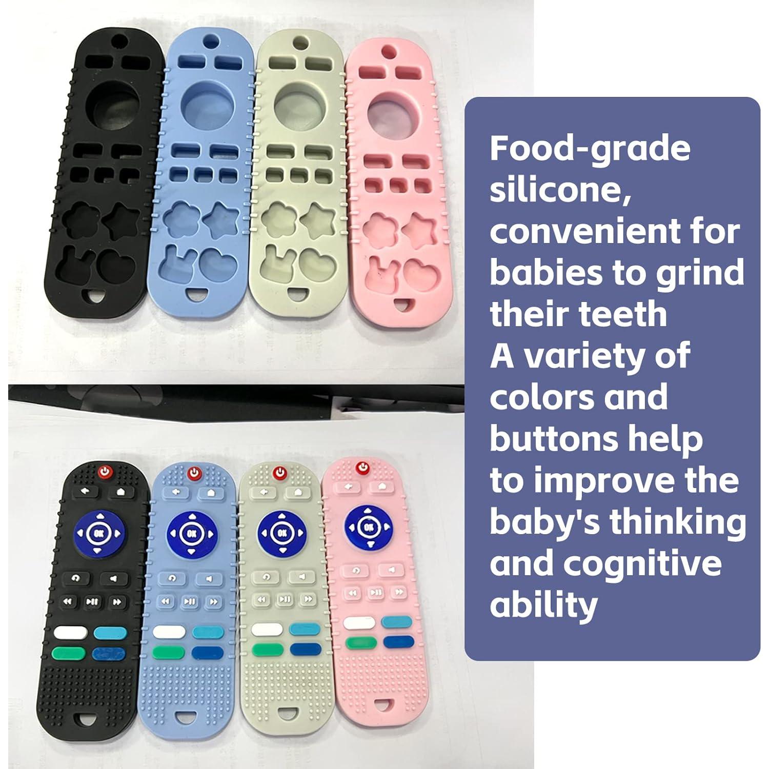 Juguetes de Mordedor para Bebés S-SNAIL de Silicona 2-Pack