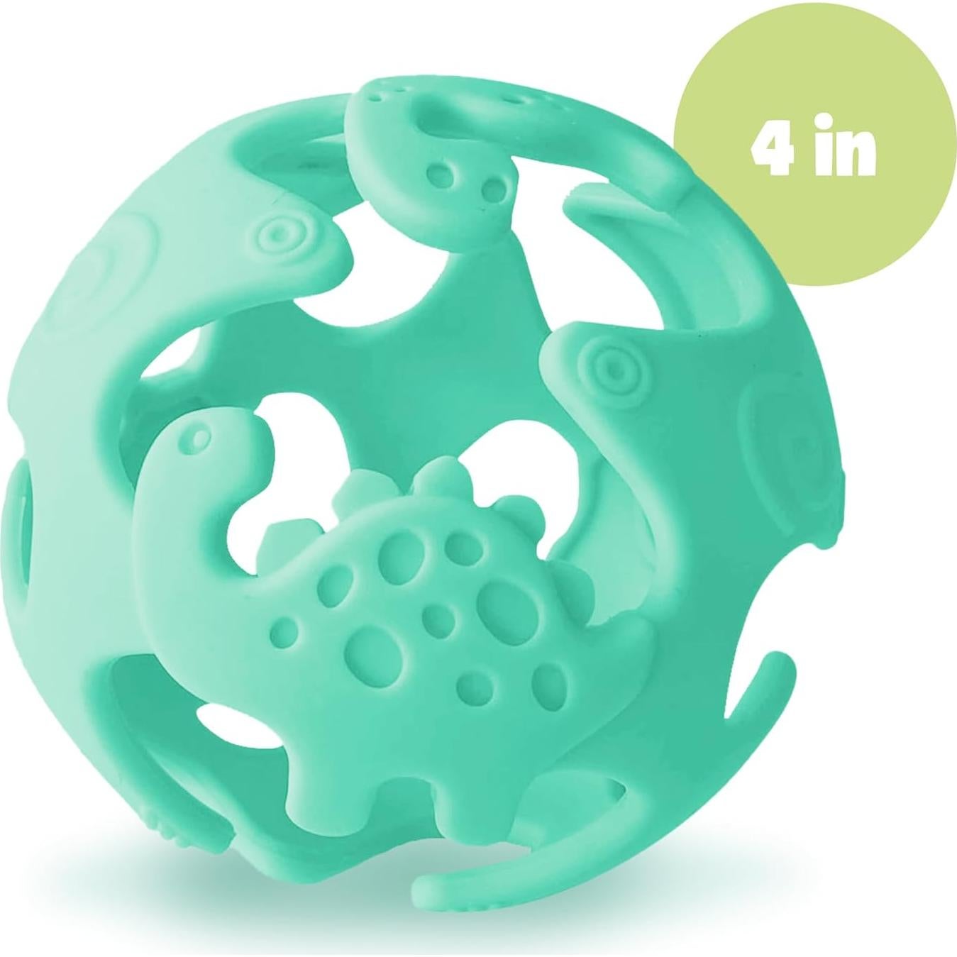 Juguetes de Dentición Dinosaurio Ashtonbee Silicona BPA Libre