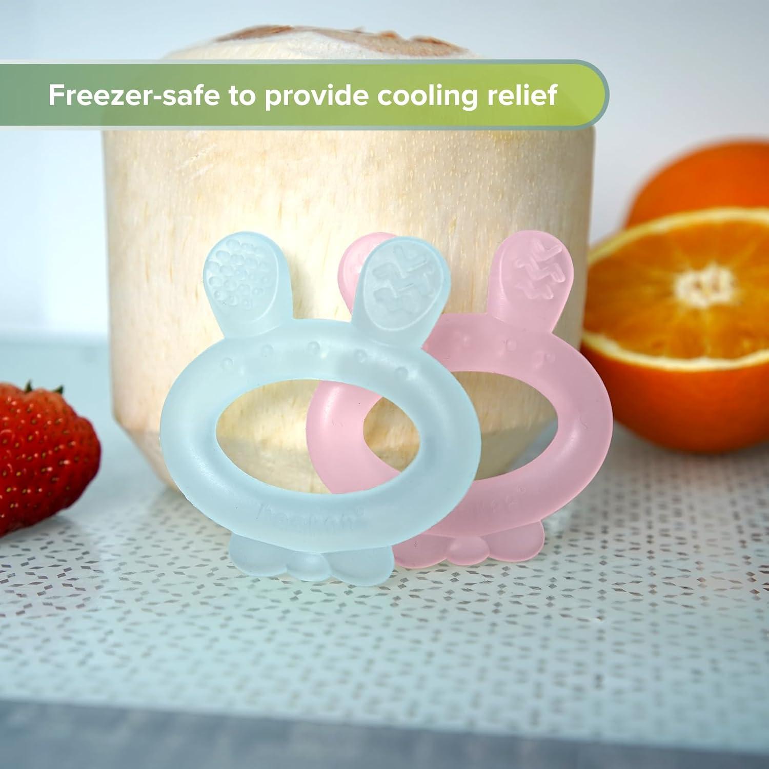 Chupete de Silicona Haakaa para Bebés 3-6 Meses Rosa