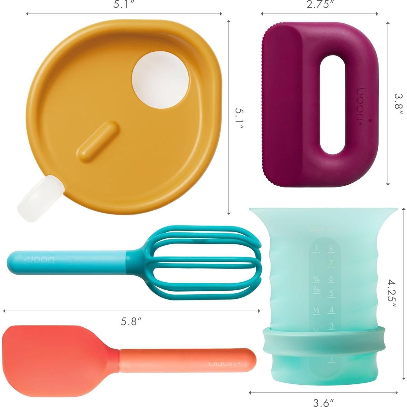 Juego de Cocina para Niños Boon Intro - 5 Accesorios Montessori