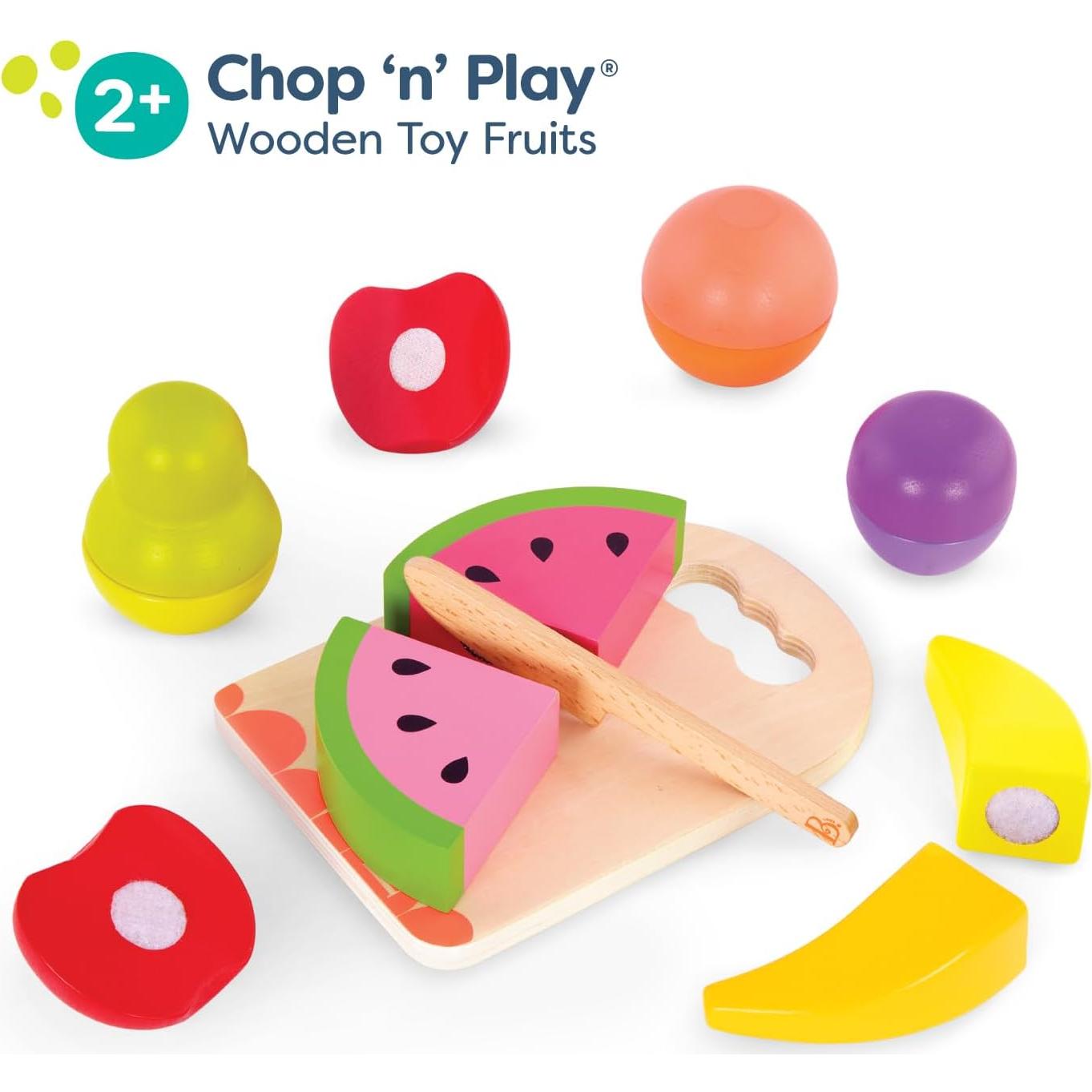 Juego de Comida de Madera B. toys Chop n' Play Frutas 6 Piezas