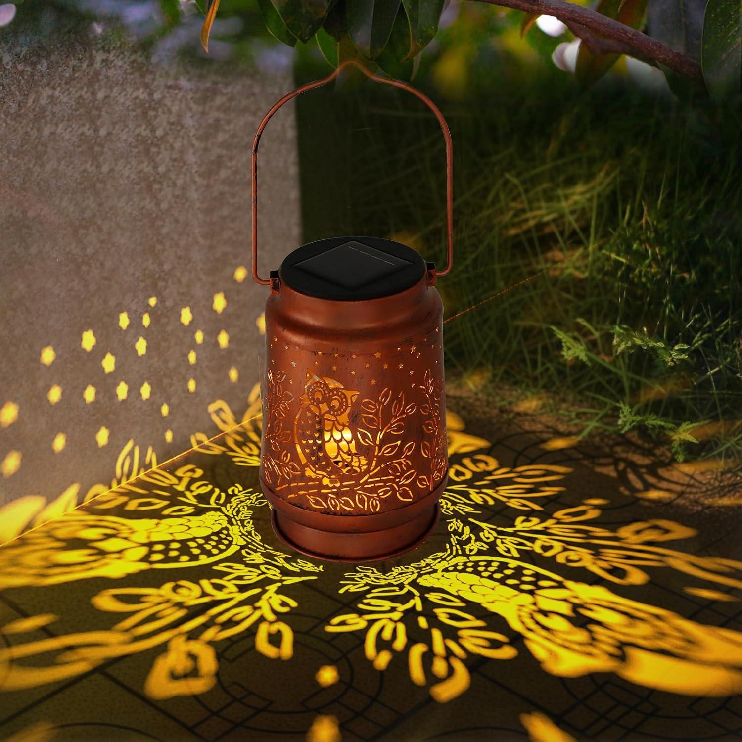 Linterna Solar Colgante YWYELED Impermeable 10.8x16.5cm