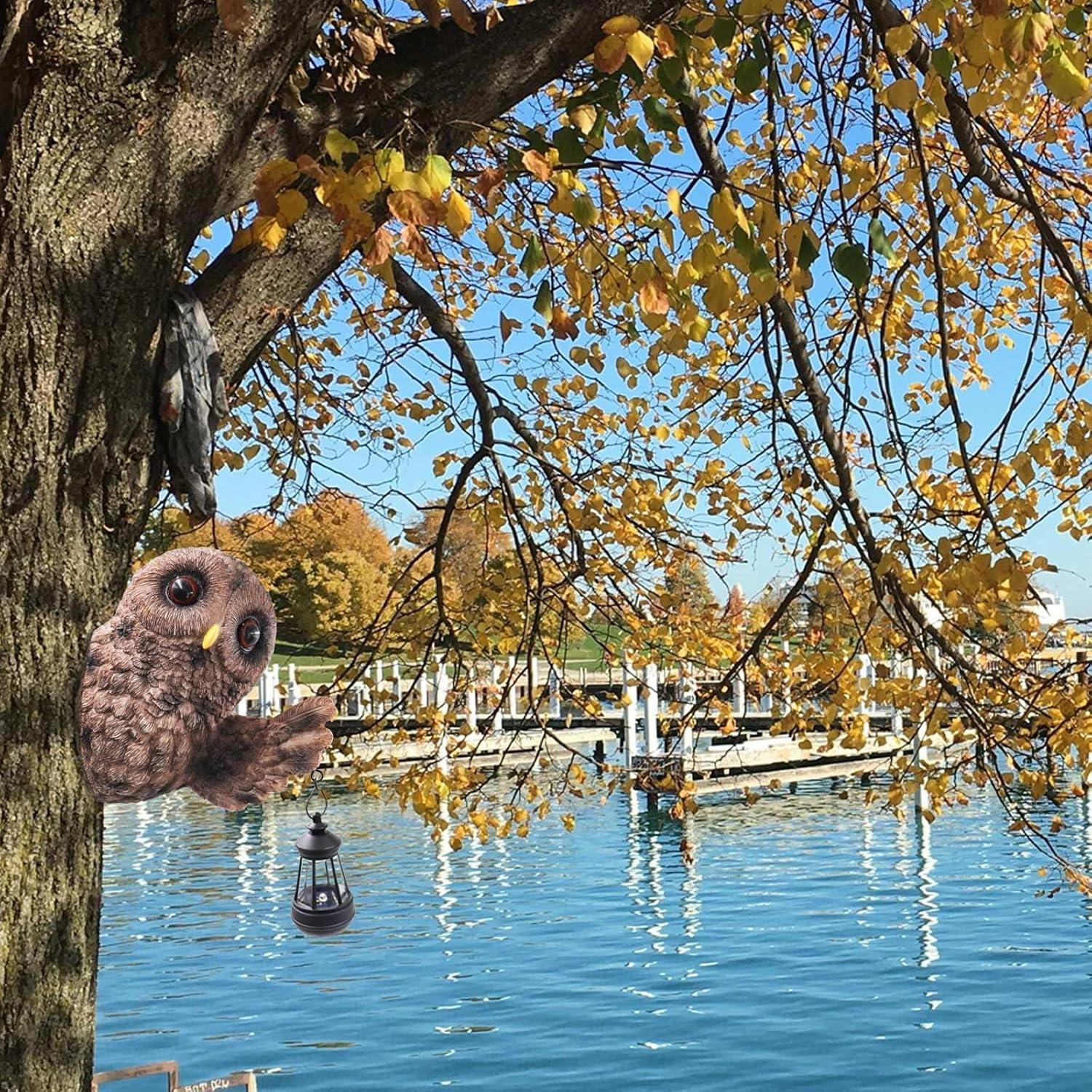 Luz Solar Abrazador de Árbol BingegePet Decoración Jardín