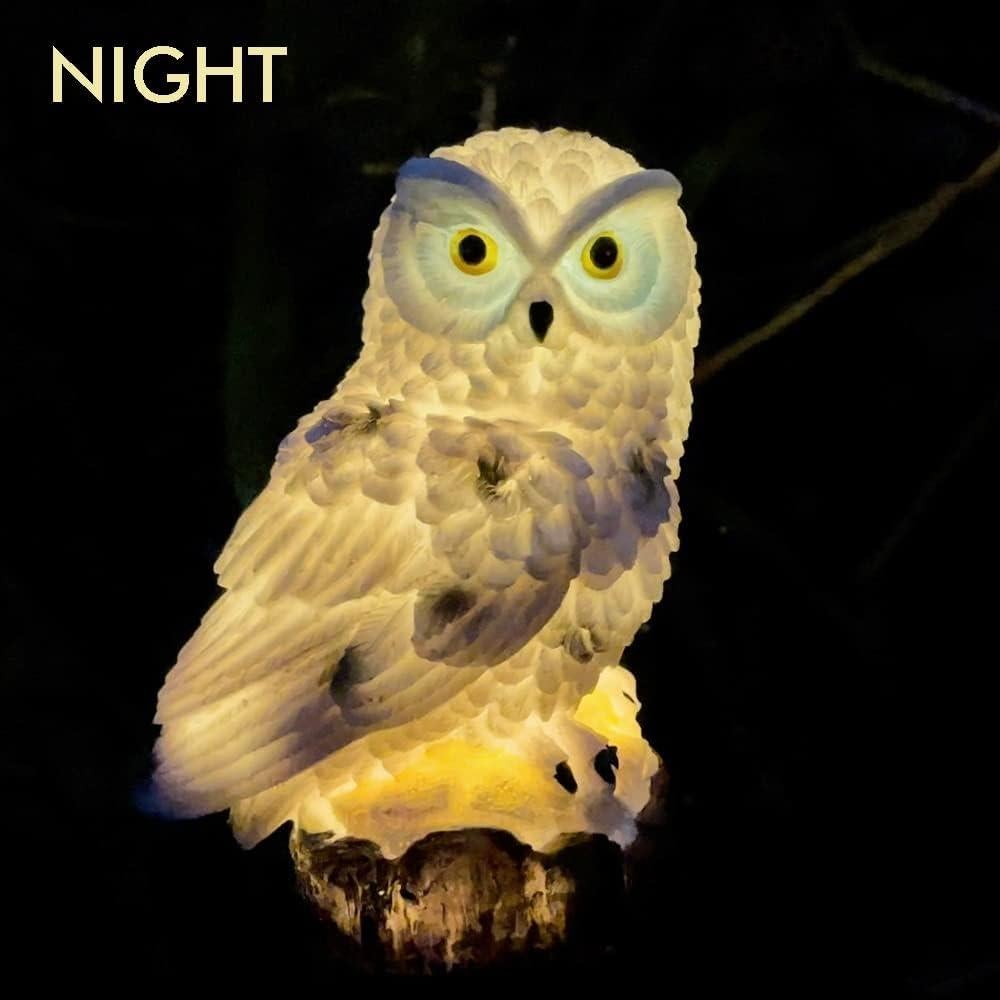 Luces LED Solares Decorativas Búho HENGYOU - 2 Piezas