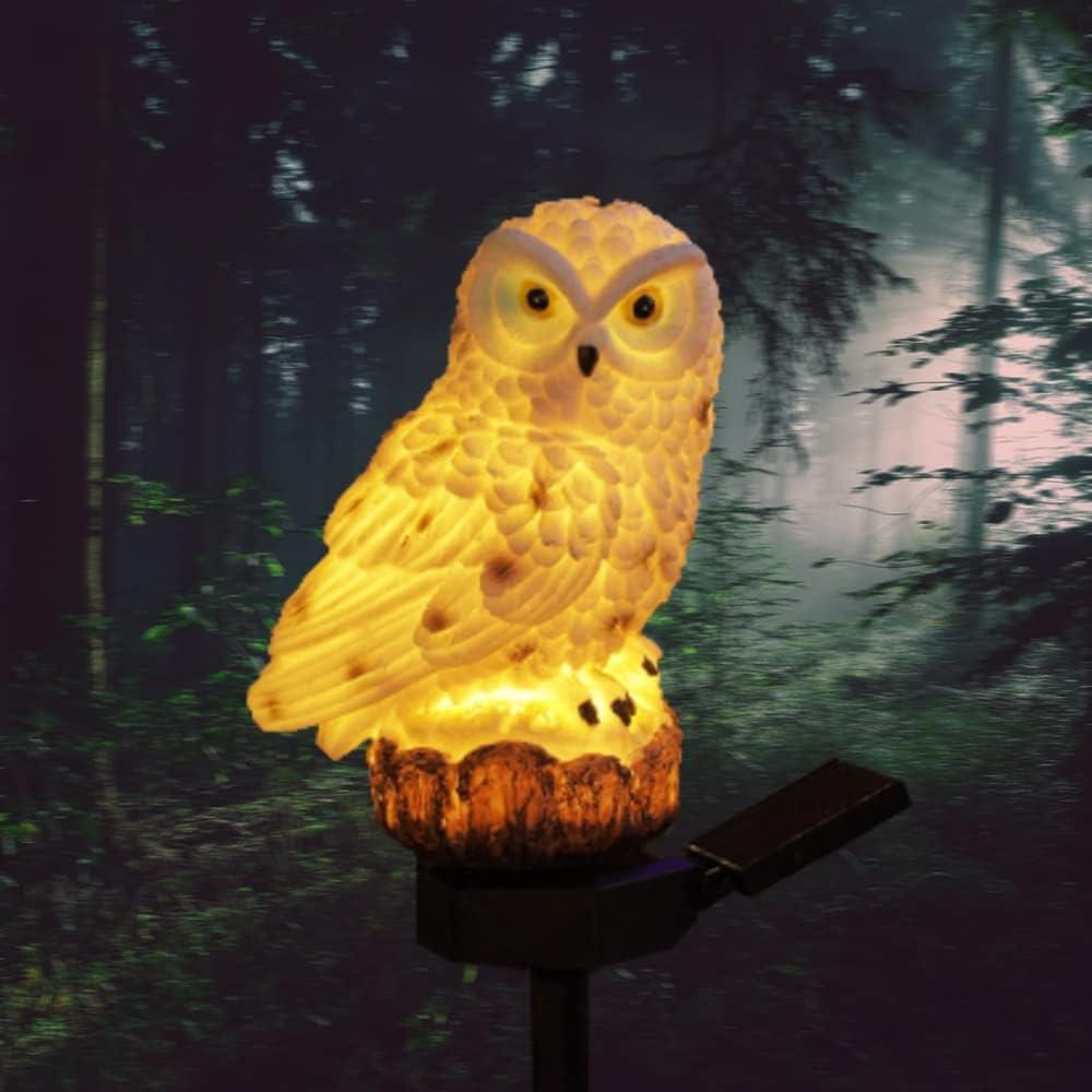 Luces LED Solares Decorativas Búho HENGYOU - 2 Piezas