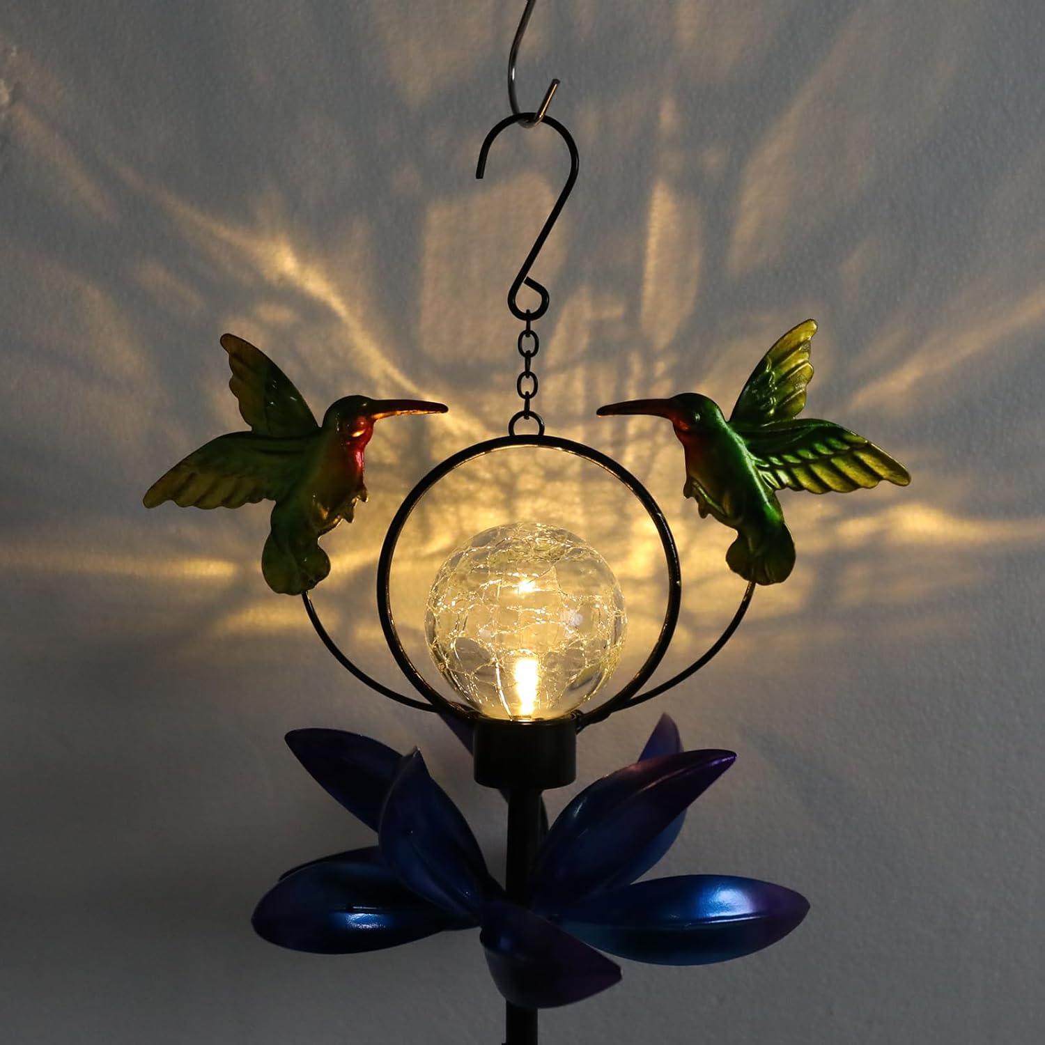 Campanas de Viento Solares Taman Colibrí 89 cm para Jardín