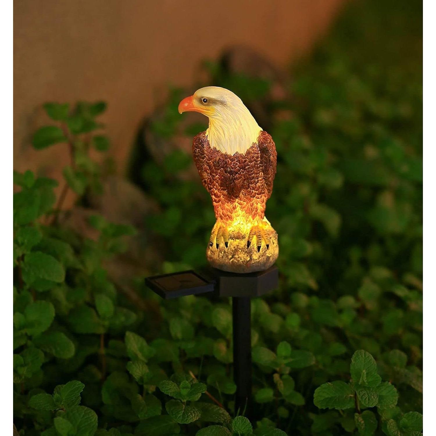 Estatua de Águila Solar CHUANGFENG 44.45 cm Decorativa