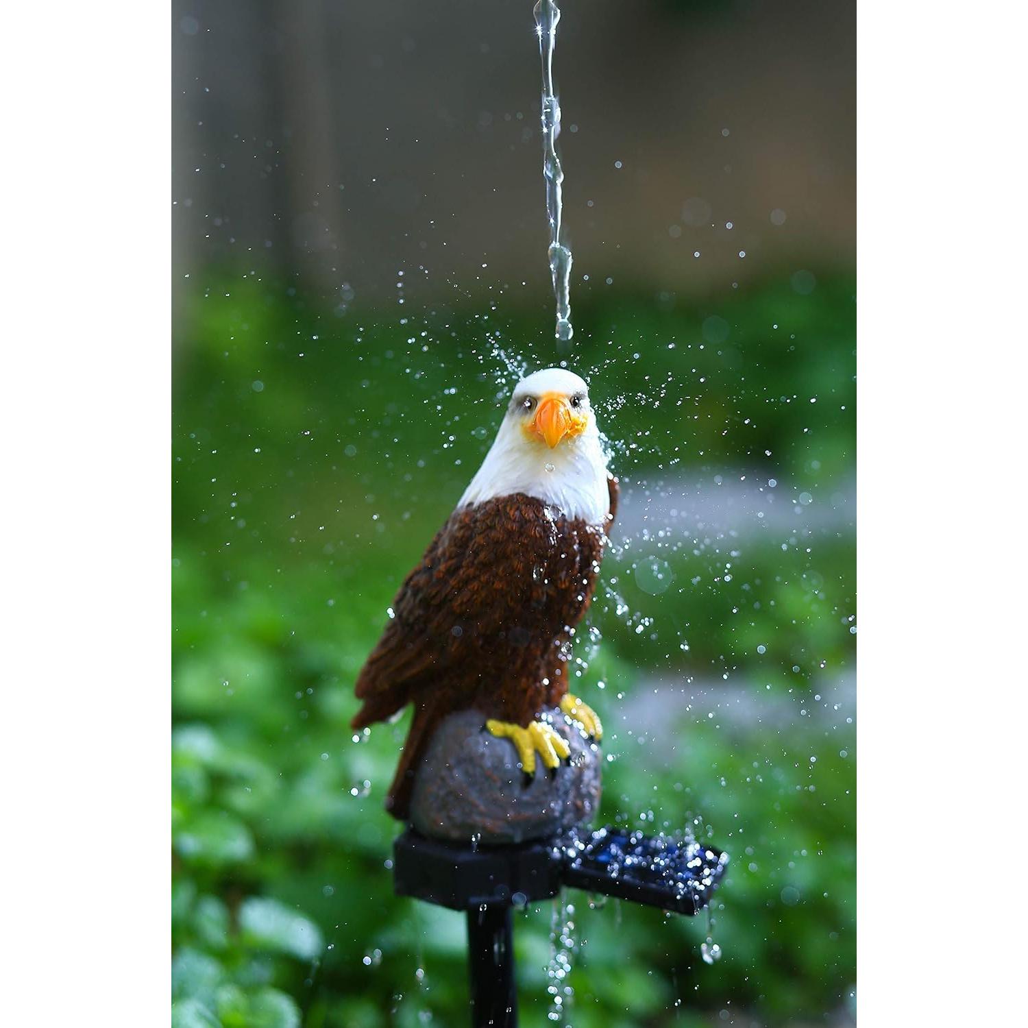 Estatua de Águila Solar CHUANGFENG 44.45 cm Decorativa