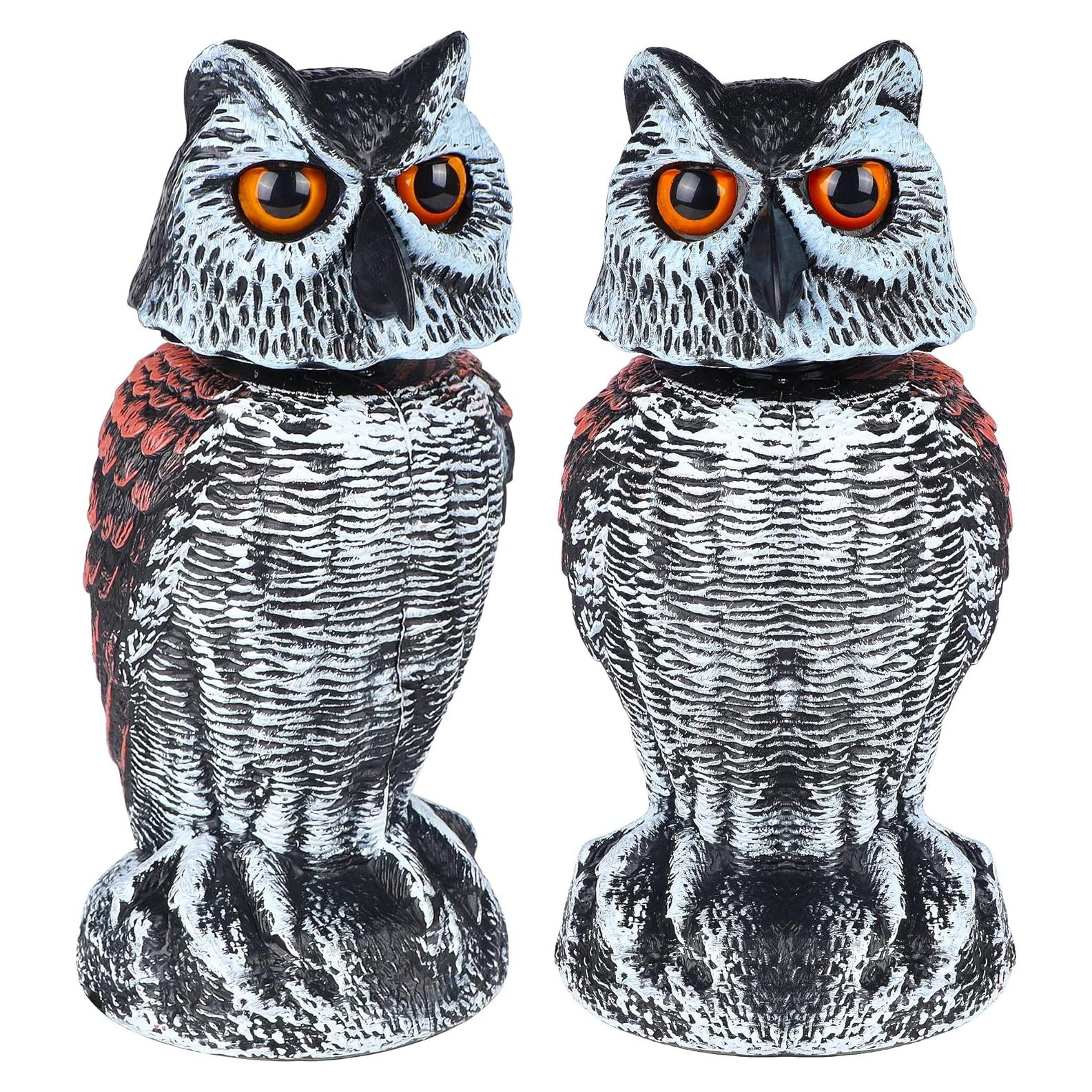 Escultura de Búho Repelente de Aves Hausse - Set de 2